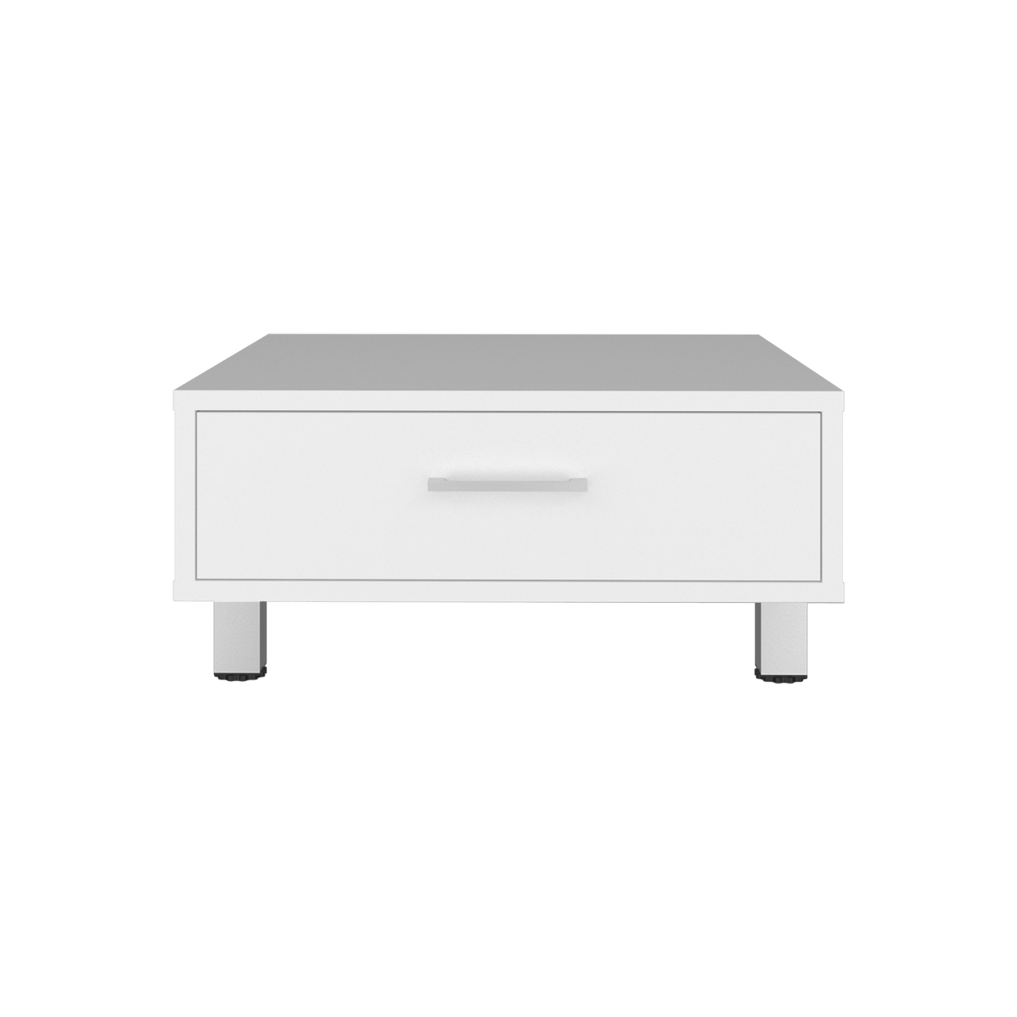 Mesa De Centro Beijing 26X60X60 Rta Blanco Zf