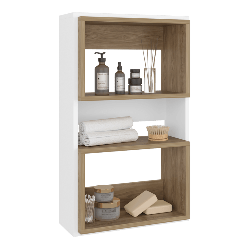 Ahorrador De Espacio Flotante Eco 75X45X18 Rta Blanco Fresno