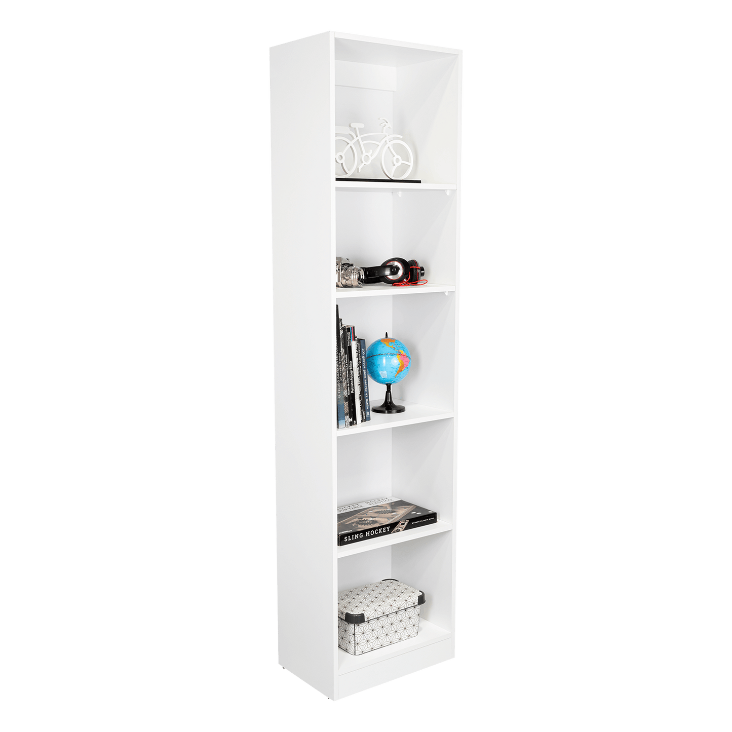 Estante Home E2 5 Espacios 180 X 45 Rta Blanco