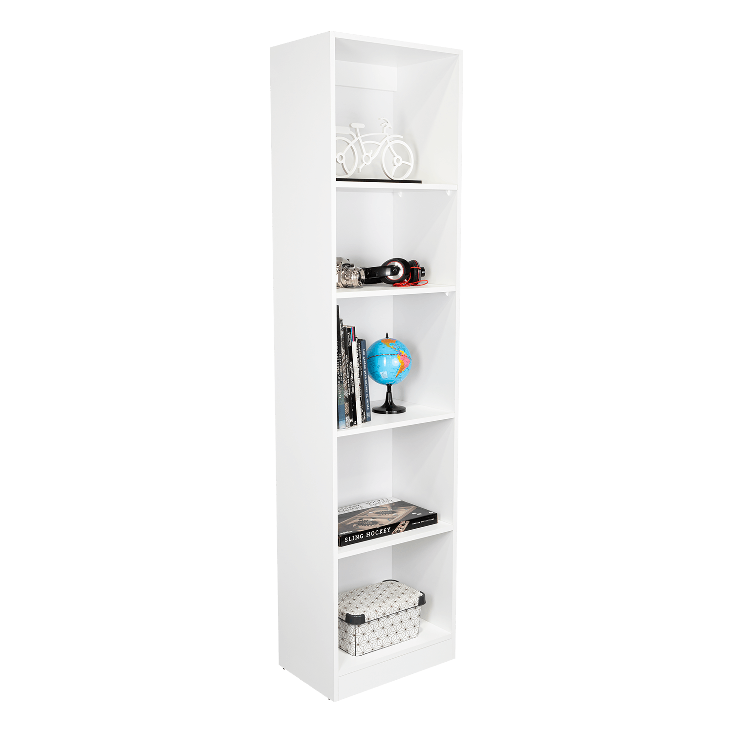 Estante Home E2 5 Espacios 180 X 45 Rta Blanco
