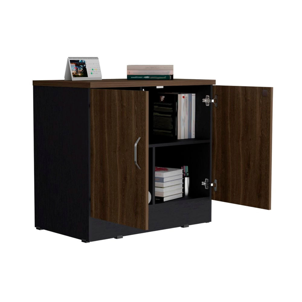 Cajonera Home Office 2 Puertas Rta Milan  Wengue