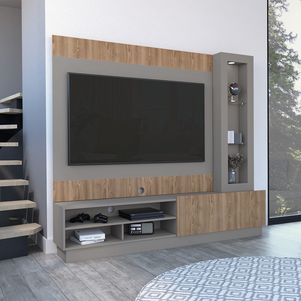 Centro De Entretenimiento Yakarta To 70'' 180 X 200 Rta Taupe Miel