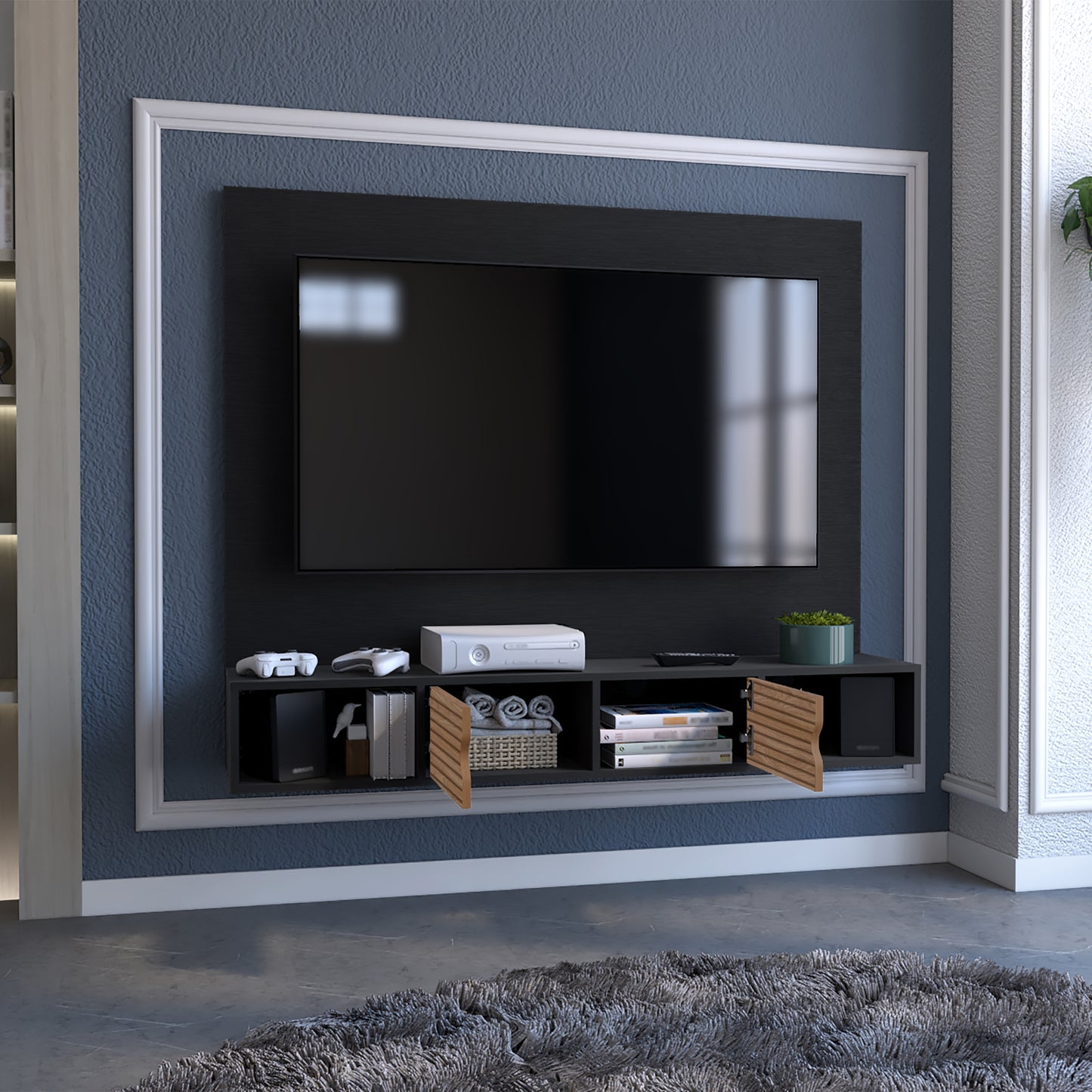 Panel Tv 60'' Montpellier Rta Wengue Lenno