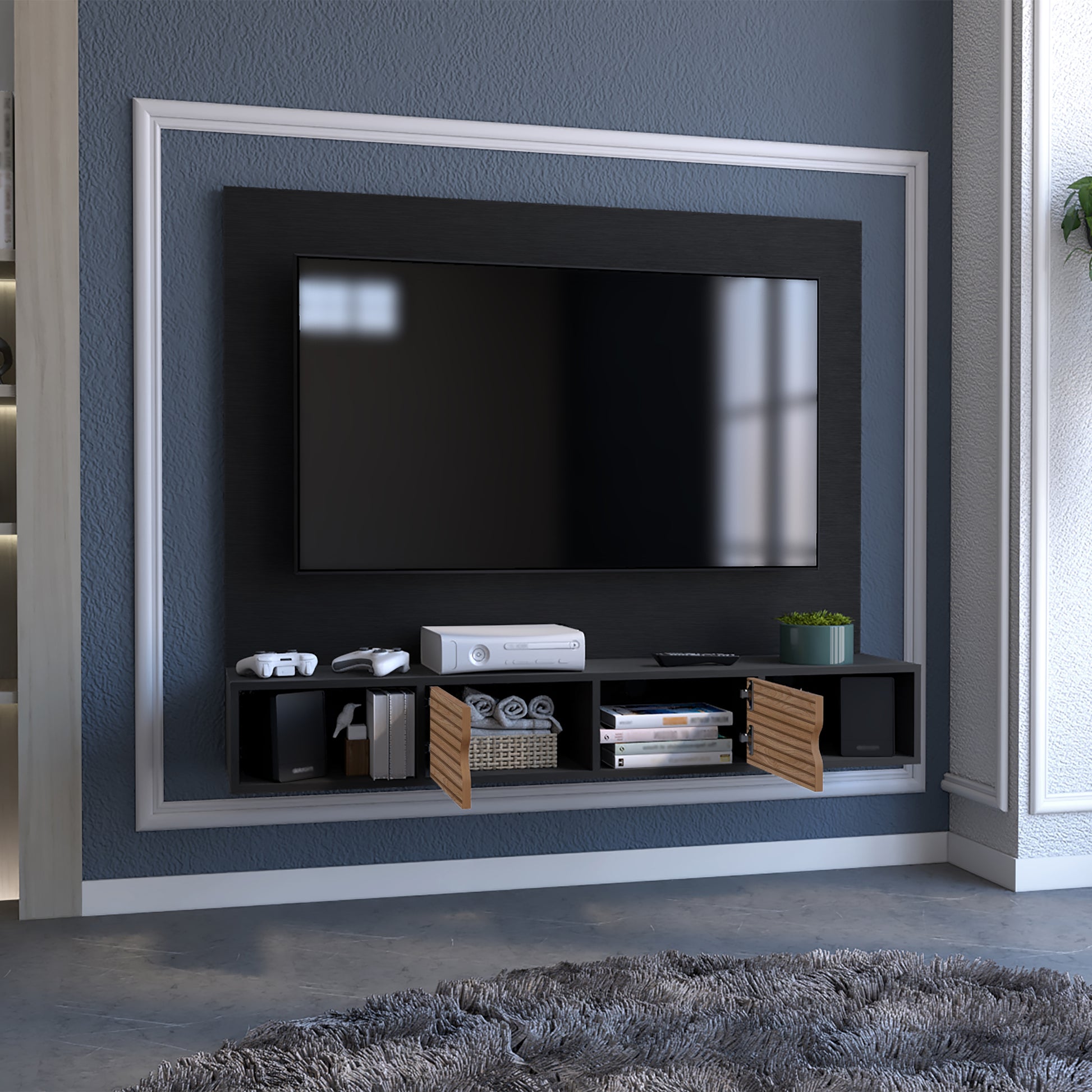 Panel Tv 60'' Montpellier Rta Wengue Lenno