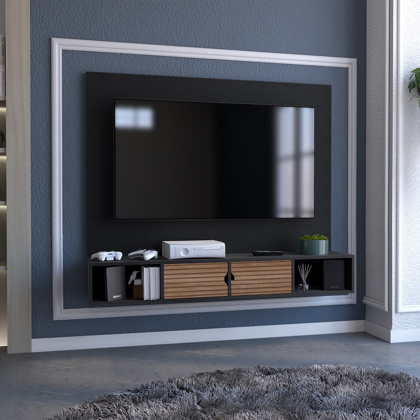 Panel Tv 60'' Montpellier Rta Wengue Lenno