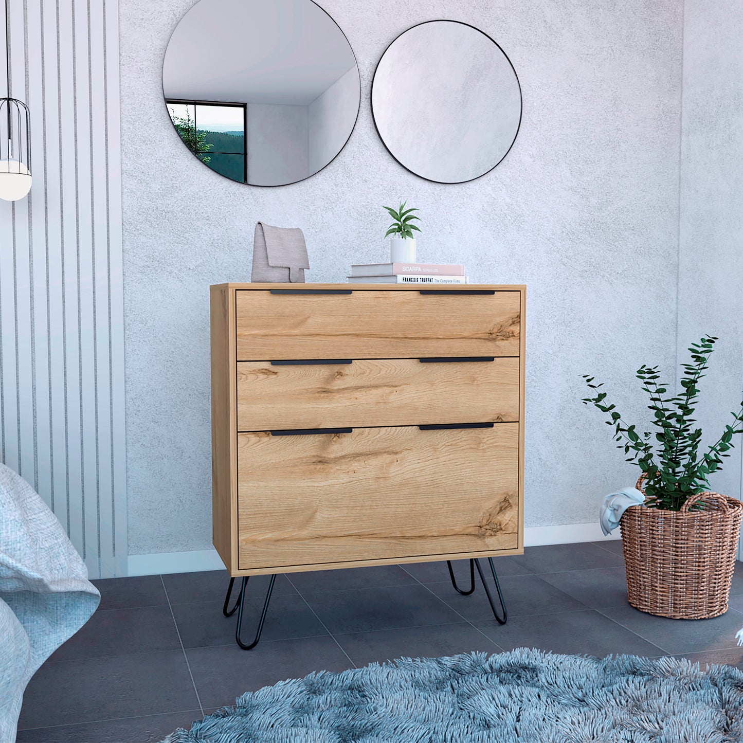 Comoda Concepto D 93X76X35 Rta Duna Wengue