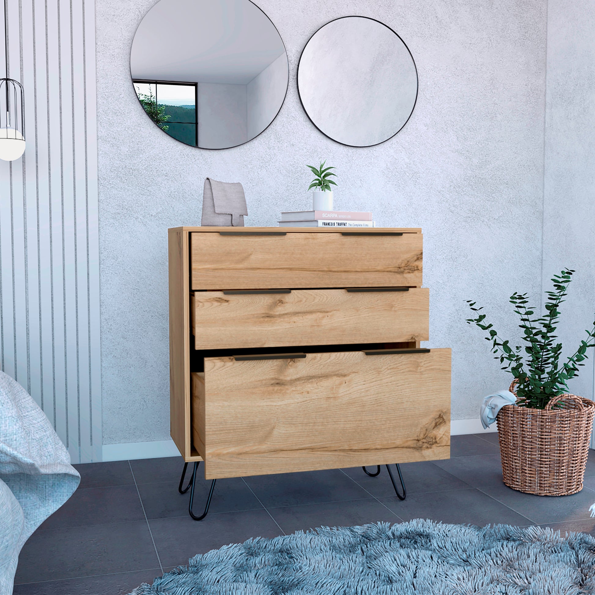 Comoda Concepto D 93X76X35 Rta Duna Wengue