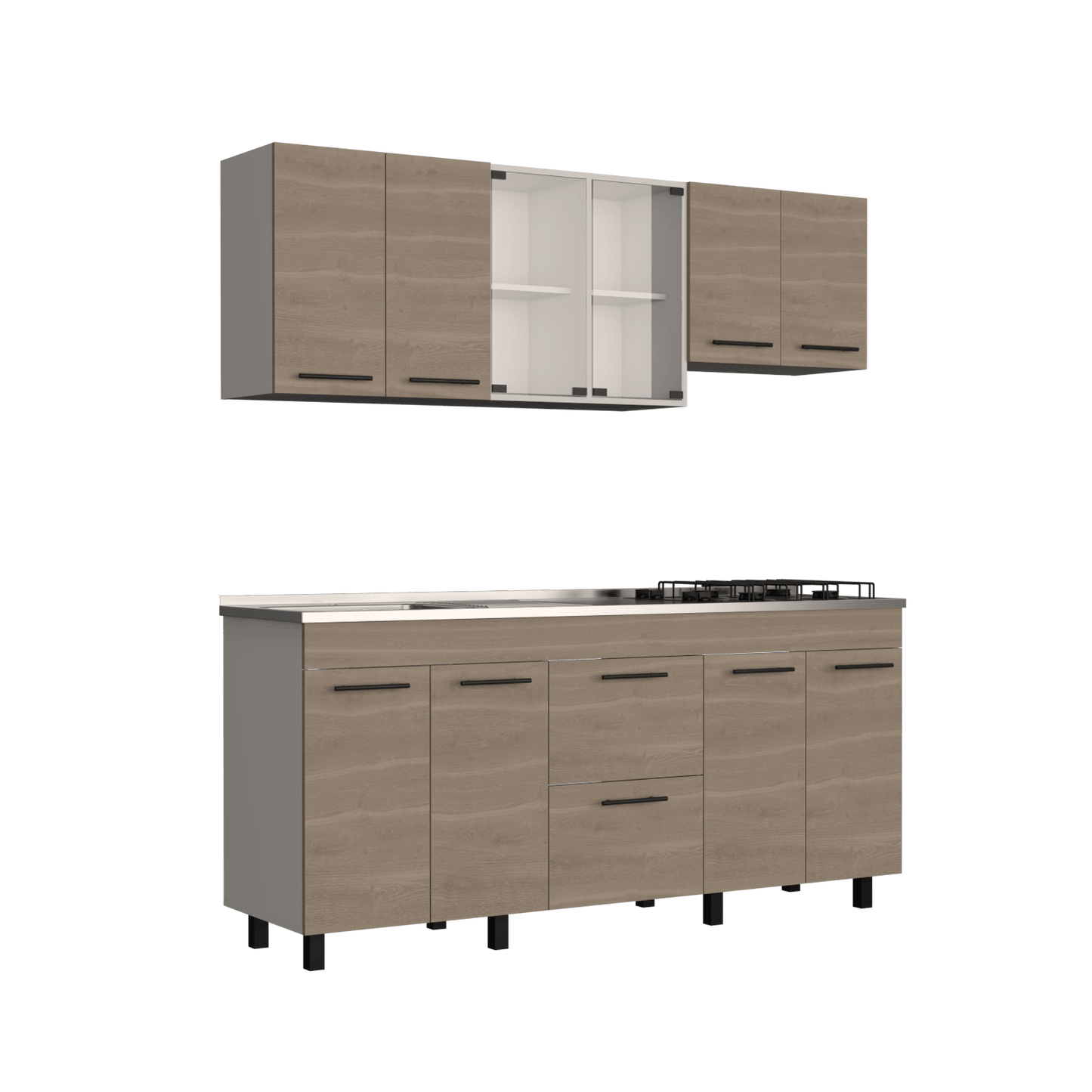 Cocina 180 Ankara Mzn Izq Rta Bardolino Lanco