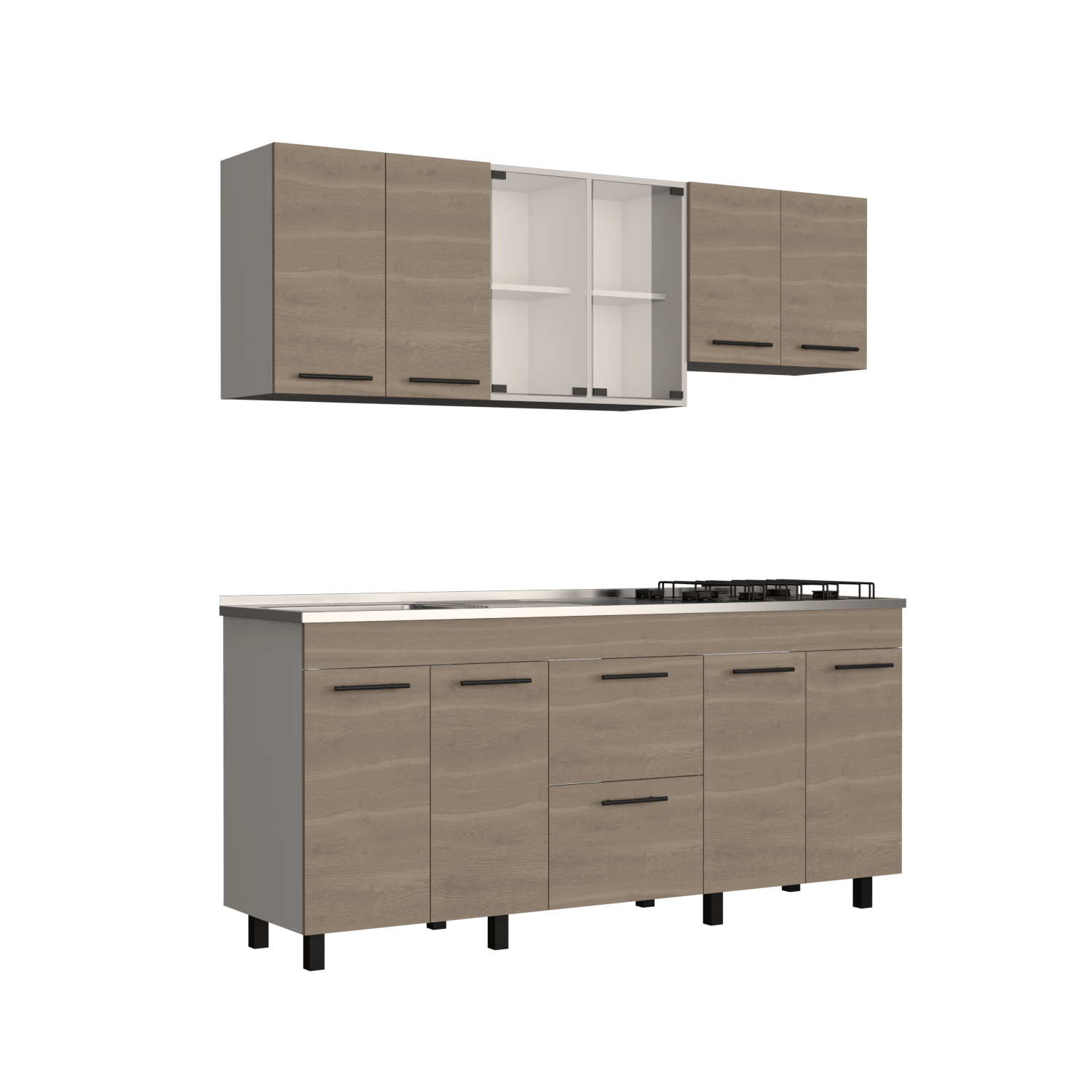 Cocina 180 Ankara Mzn Izq Rta Bardolino Lanco