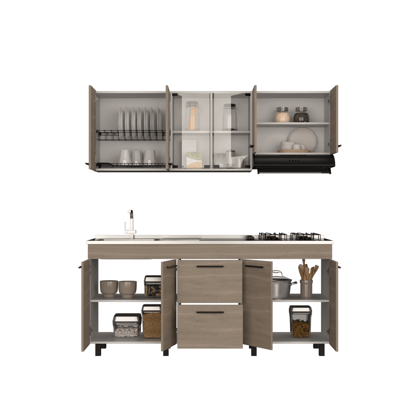 Cocina 180 Ankara Mzn Izq Rta Bardolino Lanco