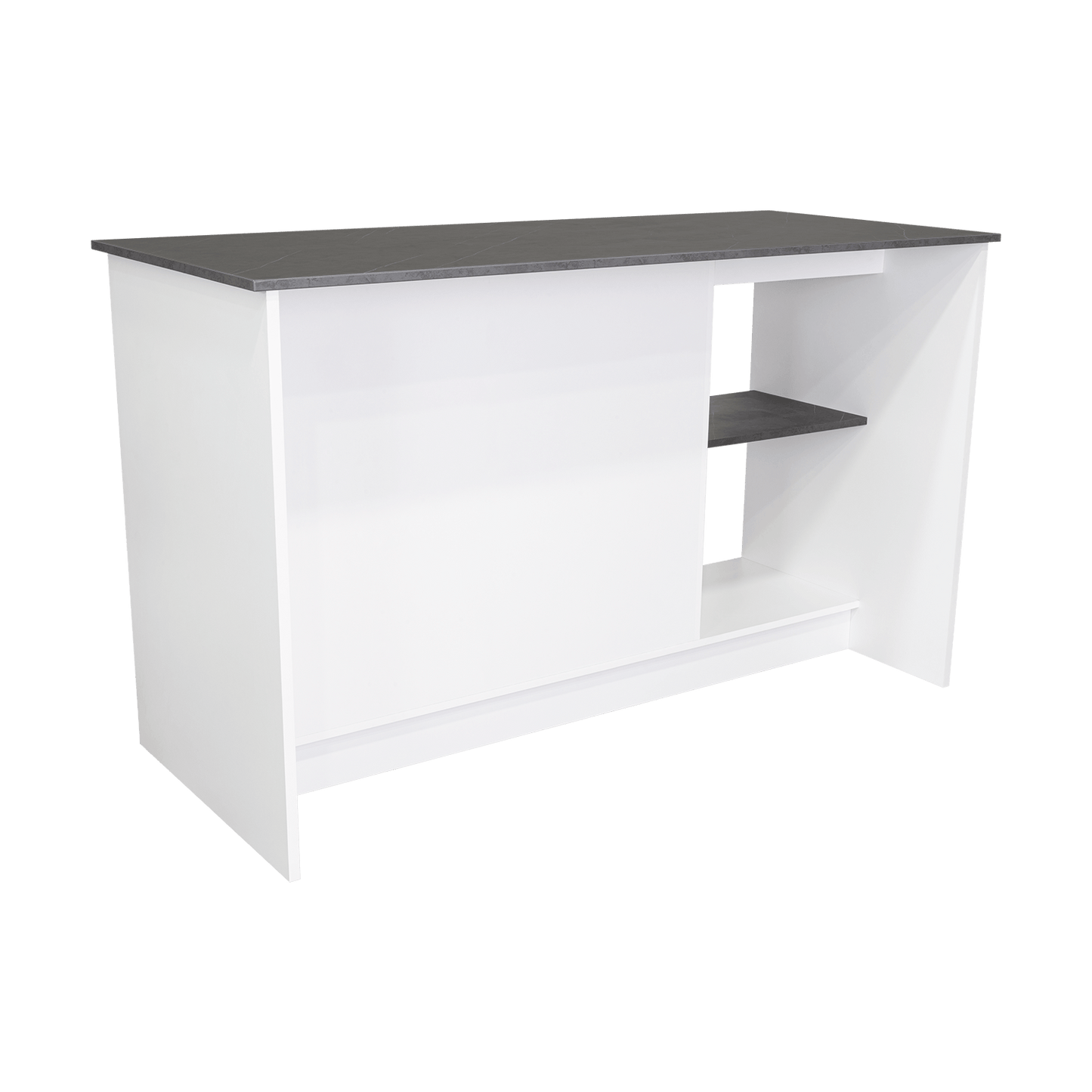 Isla De Cocina Juniper 90 X 150 Rta Blanco Onix