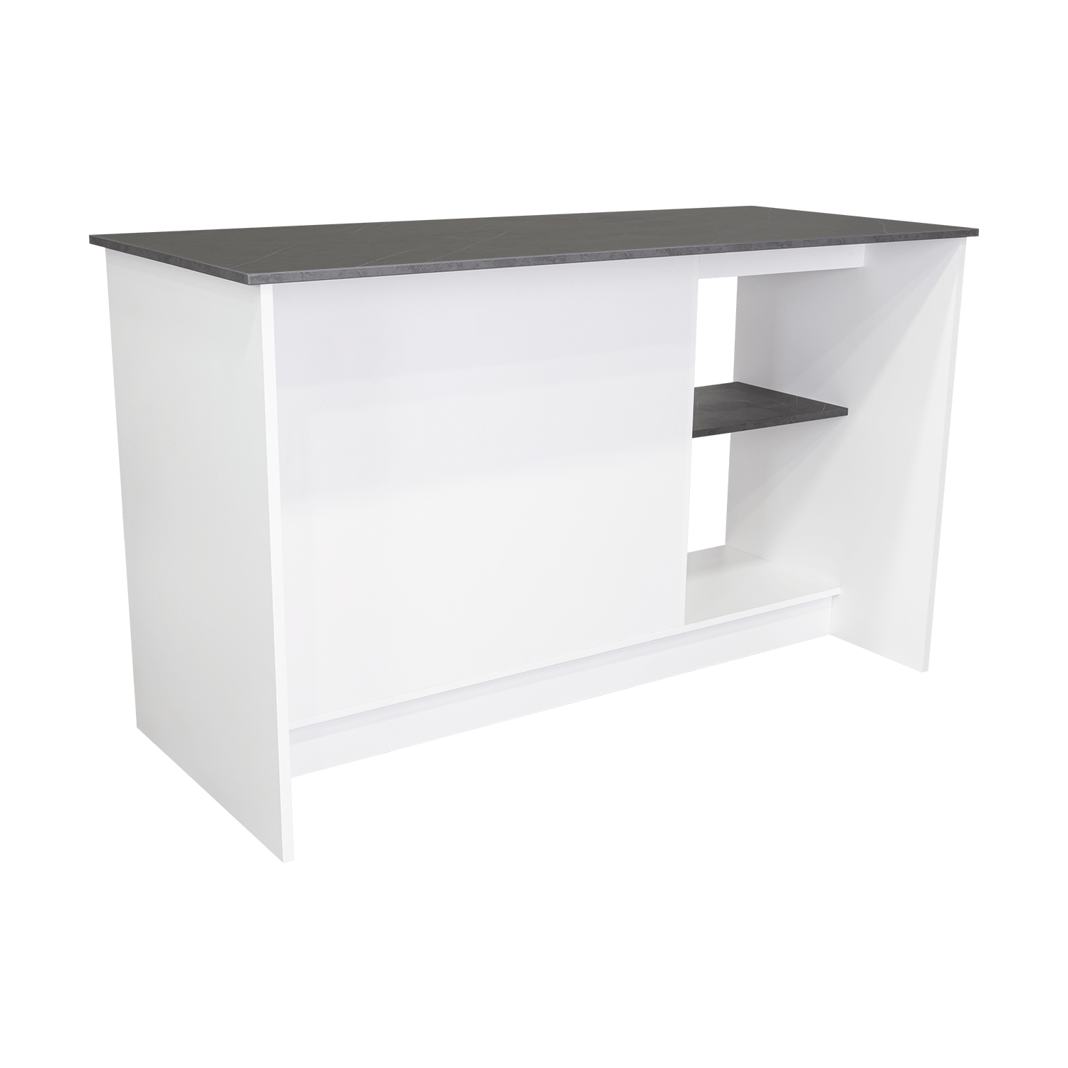 Isla De Cocina Juniper 90 X 150 Rta Blanco Onix