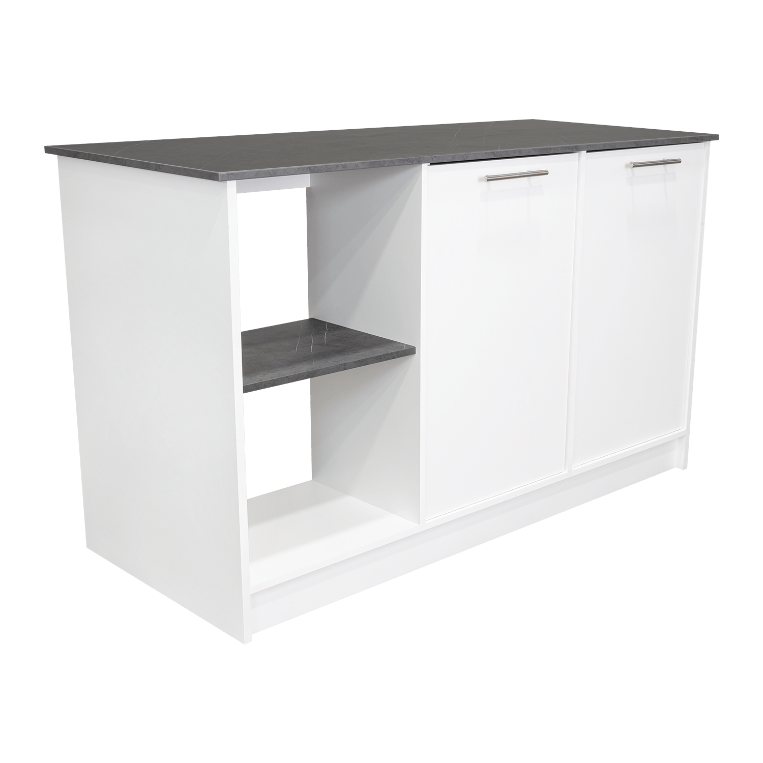 Isla De Cocina Juniper 90 X 150 Rta Blanco Onix