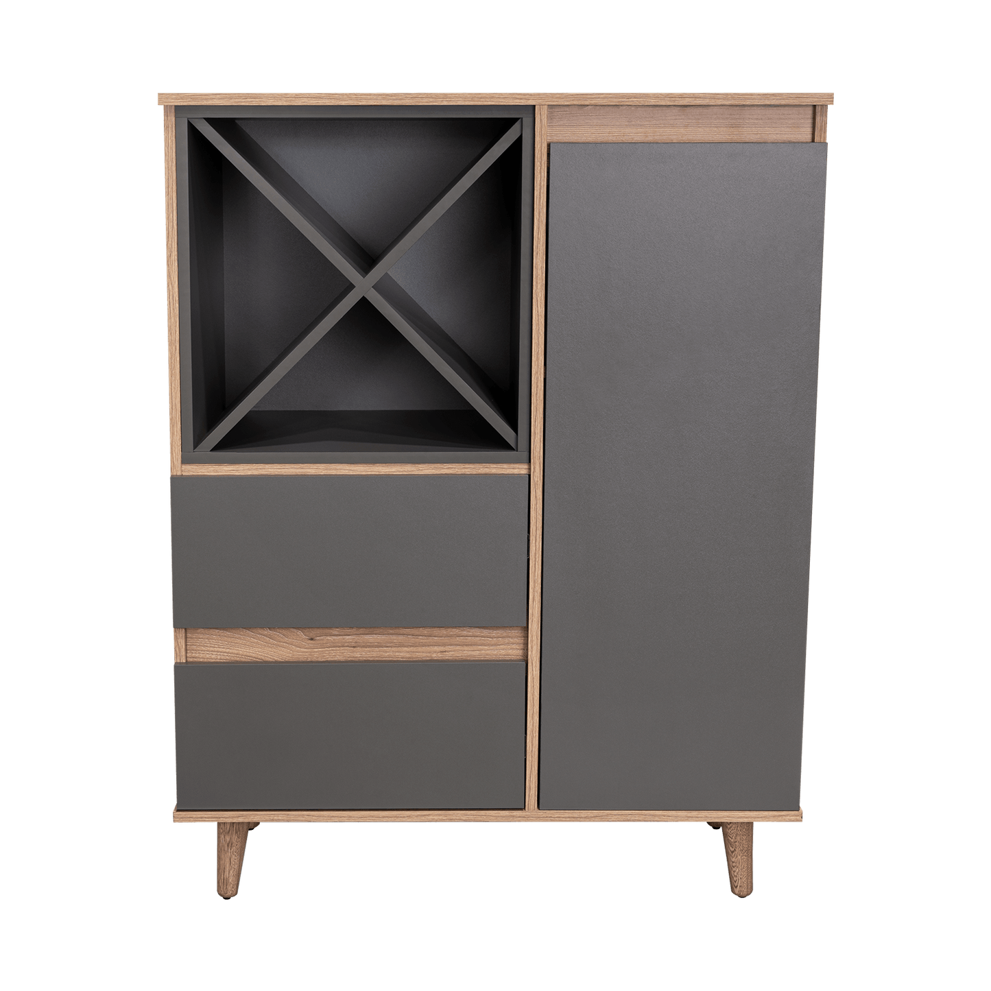 Mueble Bar Salem Miel+Plomo