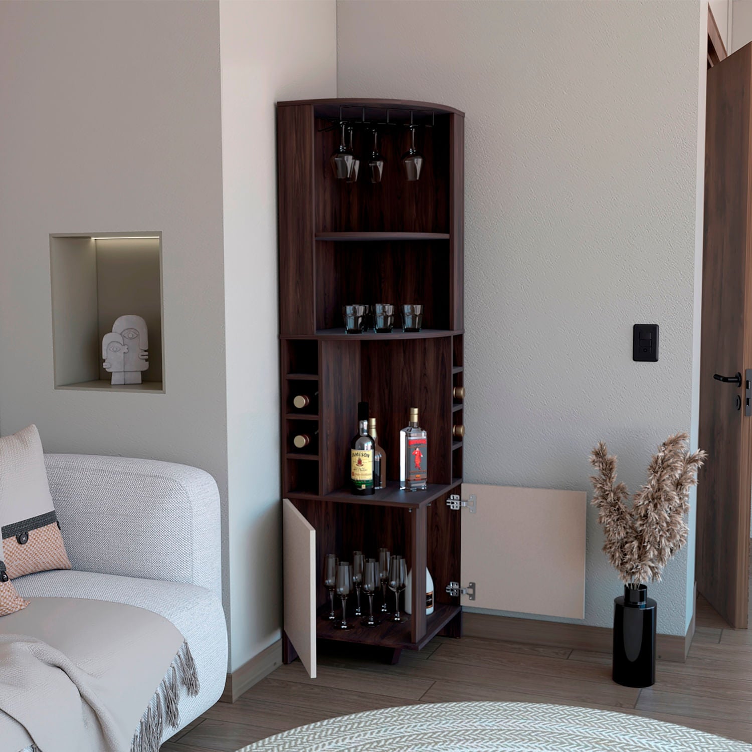 Bar Renens 180X46X46 Rta Nogal Carpri