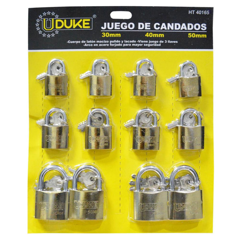 Candado Carton Uduke Dorado 304050 Ht40165