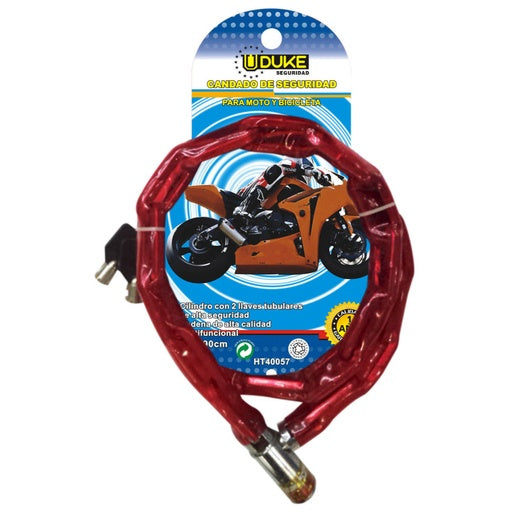 Candado Bicicleta Cadena Uduke Ht400571 Ano Garantia