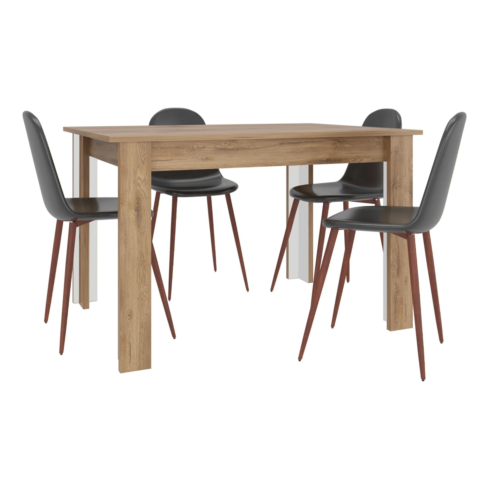 Mesa Comedor Portofino 120 75X120X88 Rta Macadamia