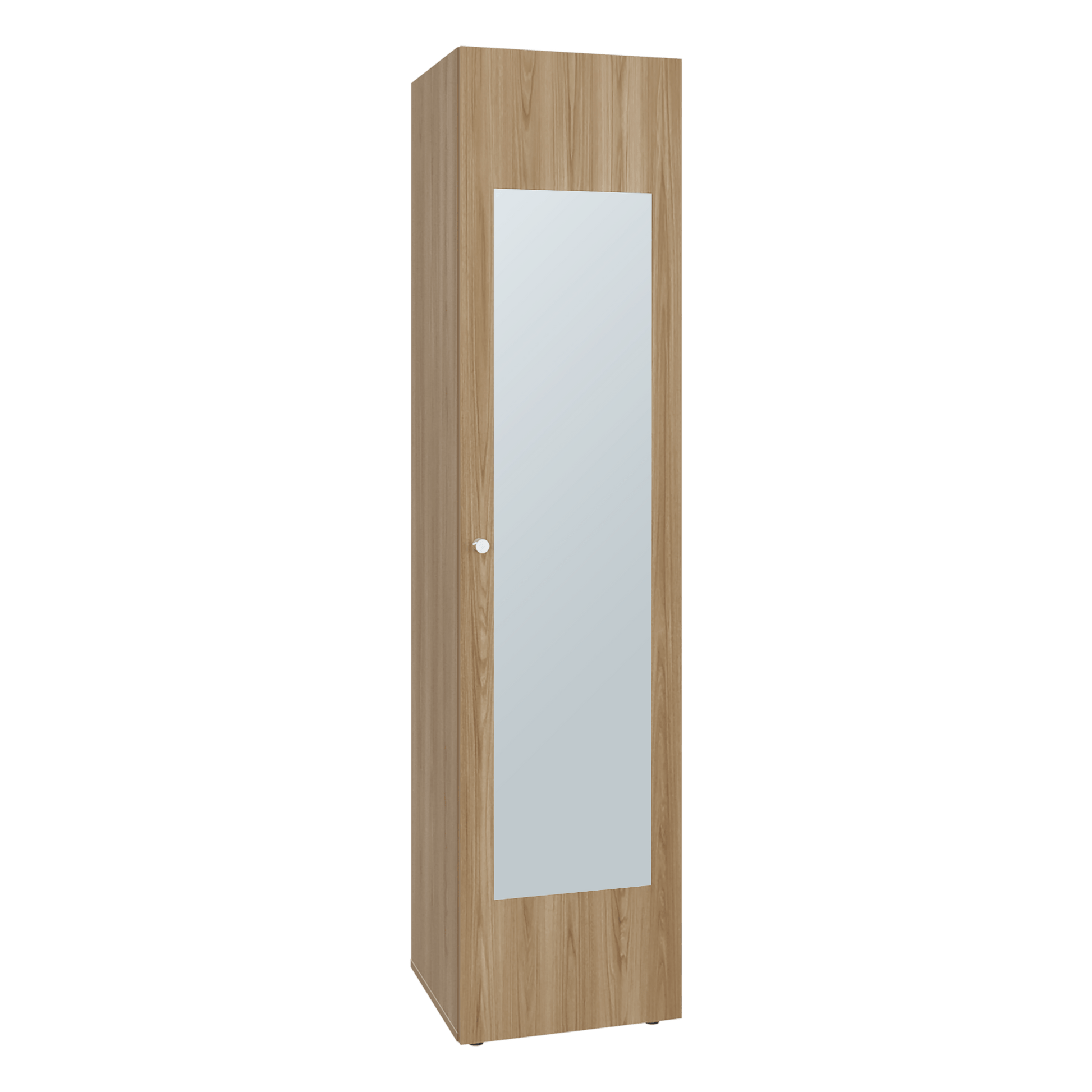 Closet Con Espejo Home Dreams 170X40X40 Rta Fresno Blanco Zf