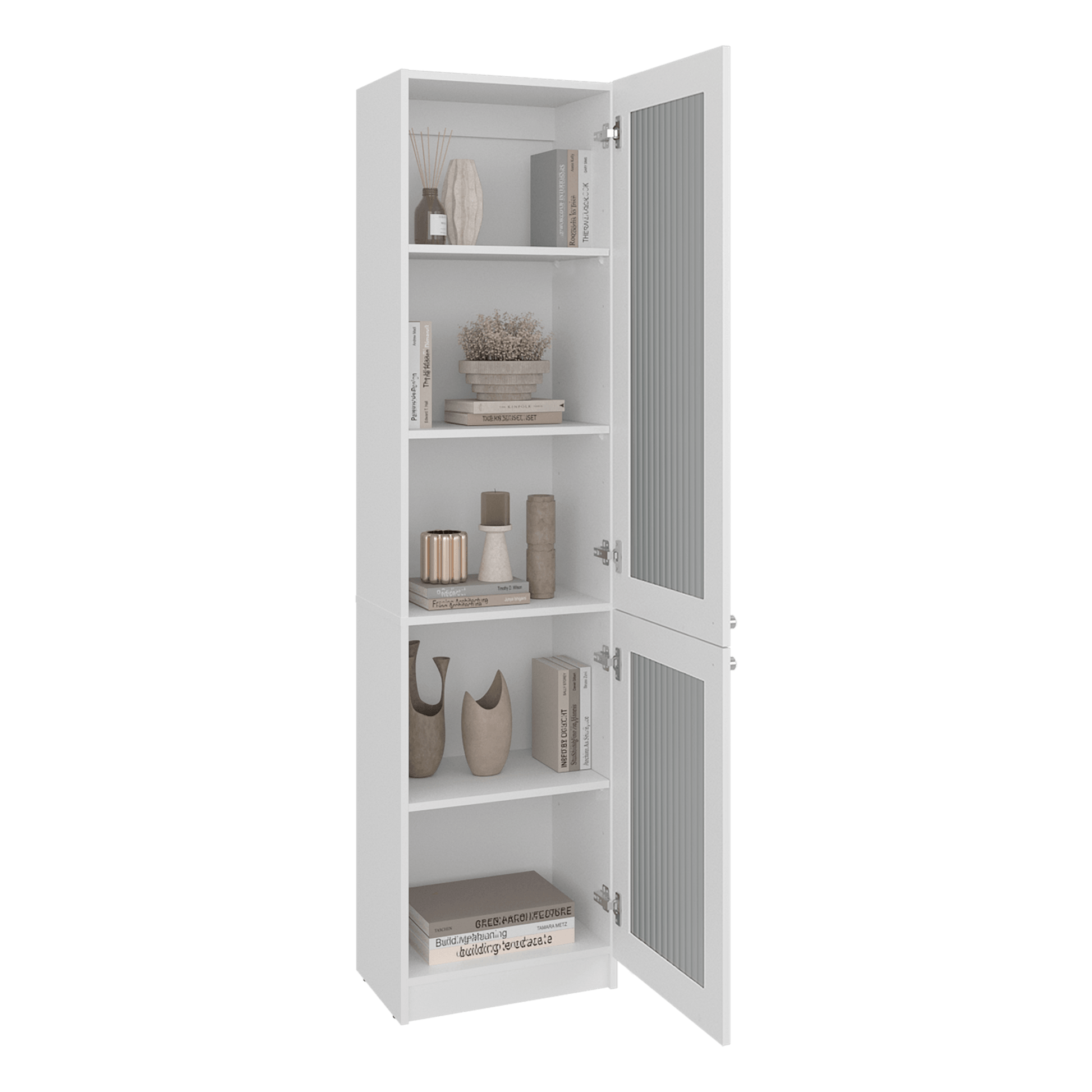 Estante Home E-M6 180X45X31 Rta Kronos Blanco Zf