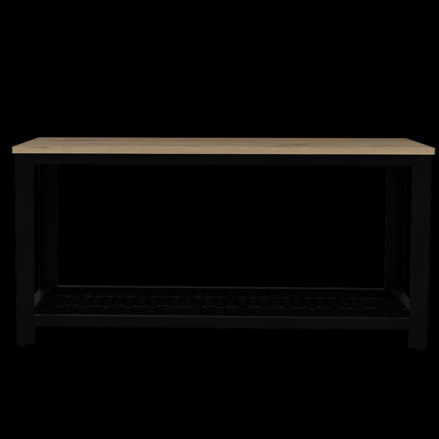 Mesa De Centro Ferrato Rta Duna+Estructura Metálica Negra