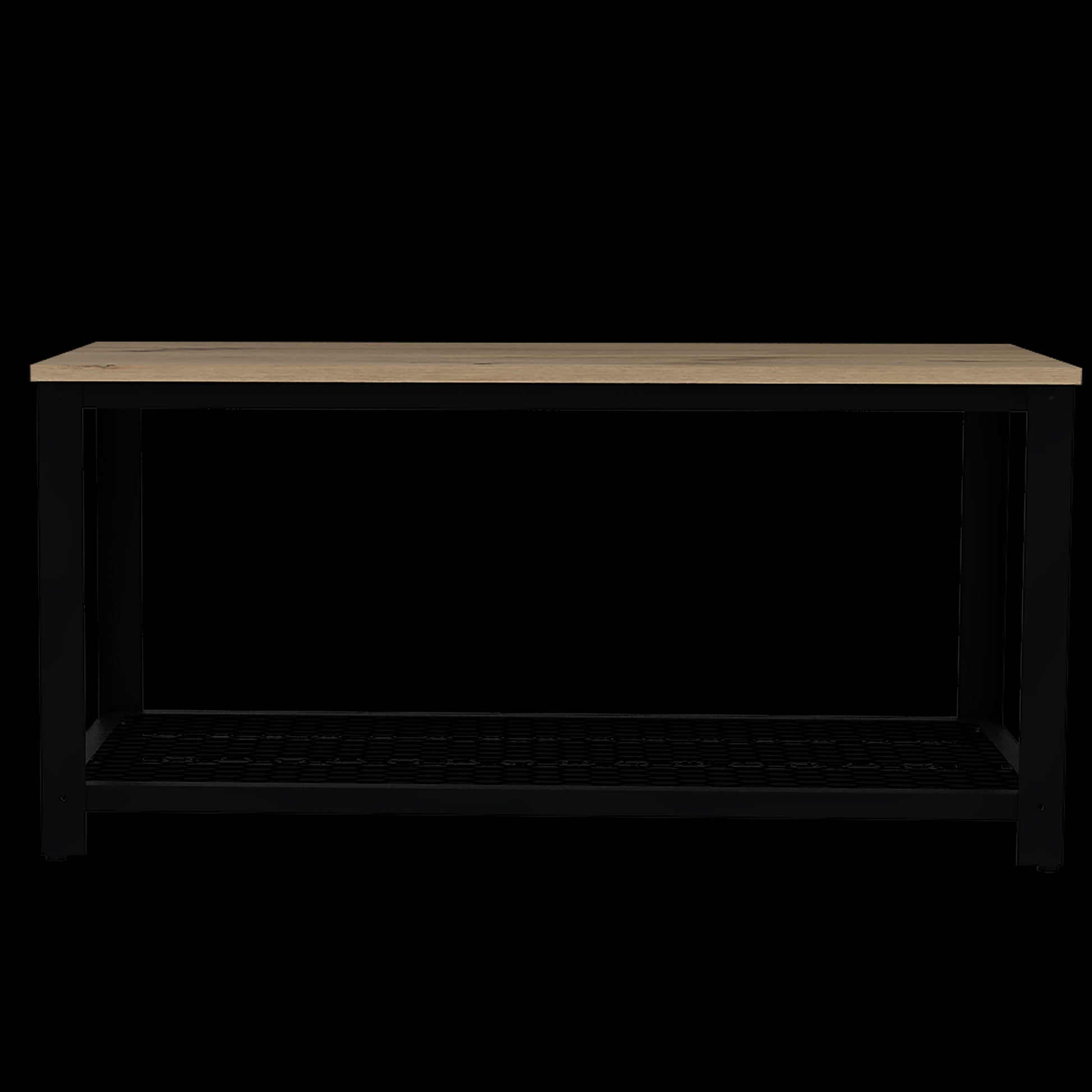 Mesa De Centro Ferrato Rta Duna+Estructura Metálica Negra