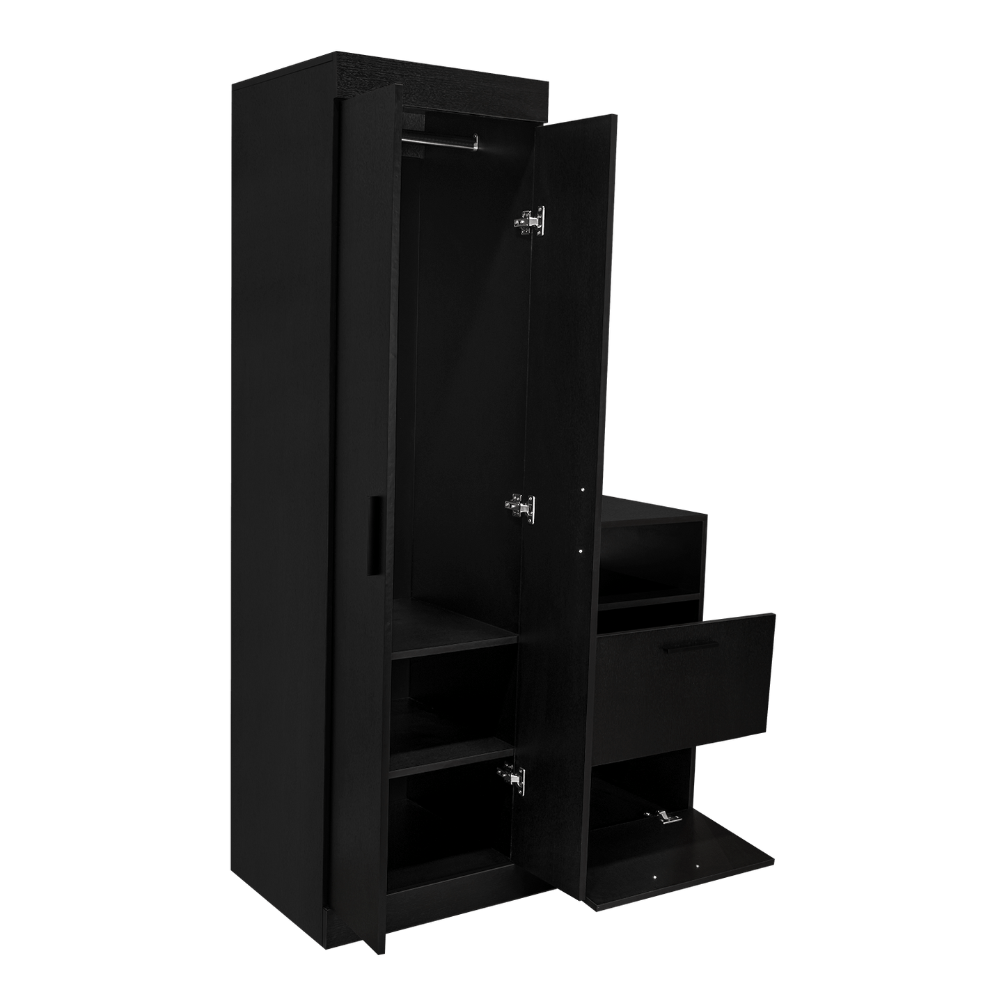 Ropero Praga 3 Puertas 1C 1 179X103X48 Rta Wengue