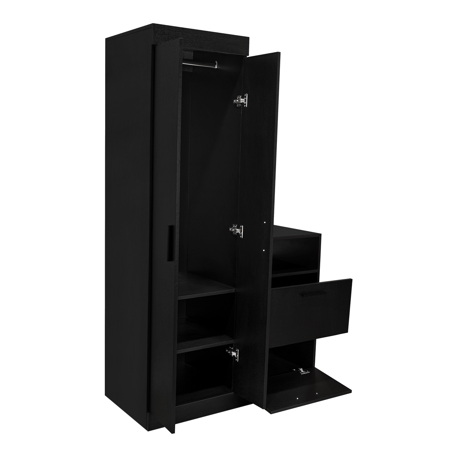 Ropero Praga 3 Puertas 1C 1 179X103X48 Rta Wengue