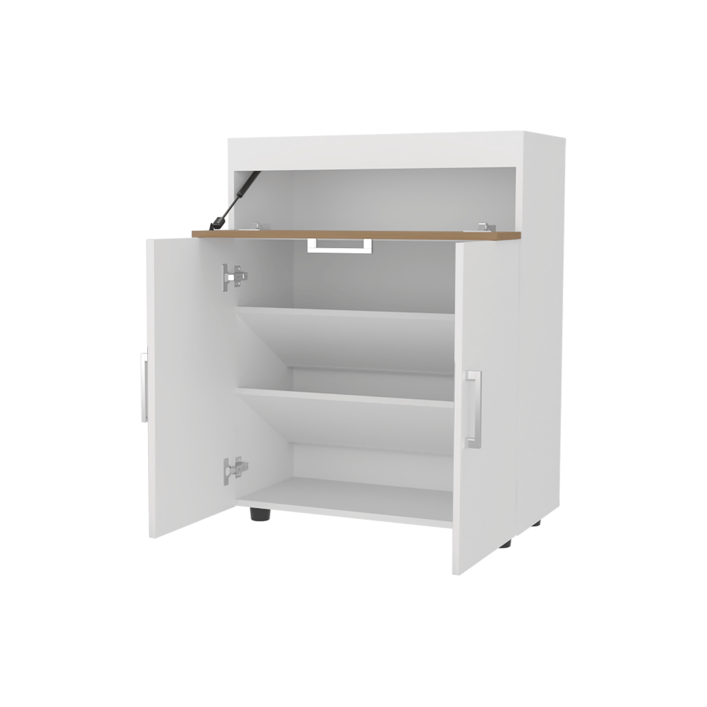 Zapatero Belton 90X70X32 Rta Blanco + Fresno Eu Zf