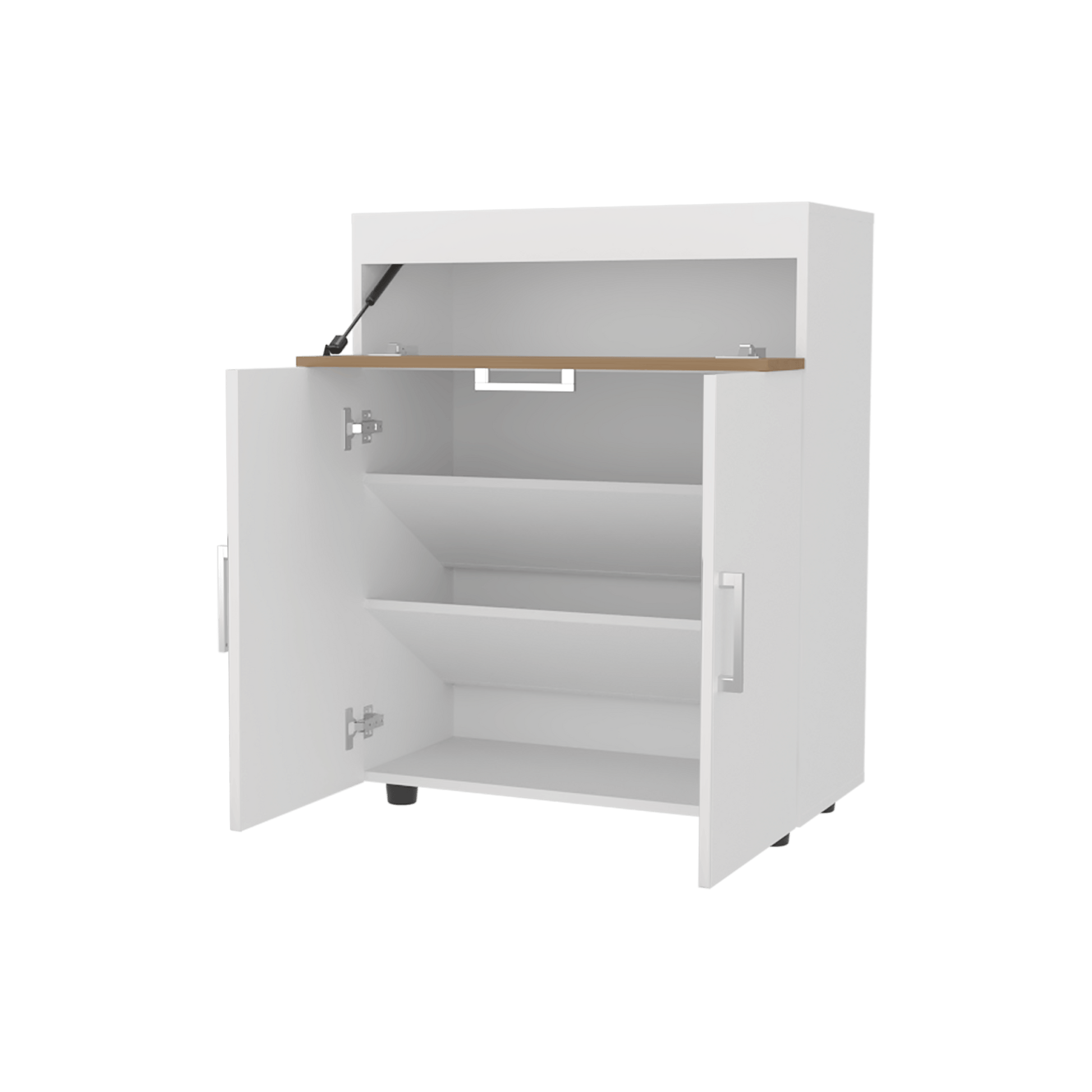 Zapatero Belton 90X70X32 Rta Blanco + Fresno Eu Zf