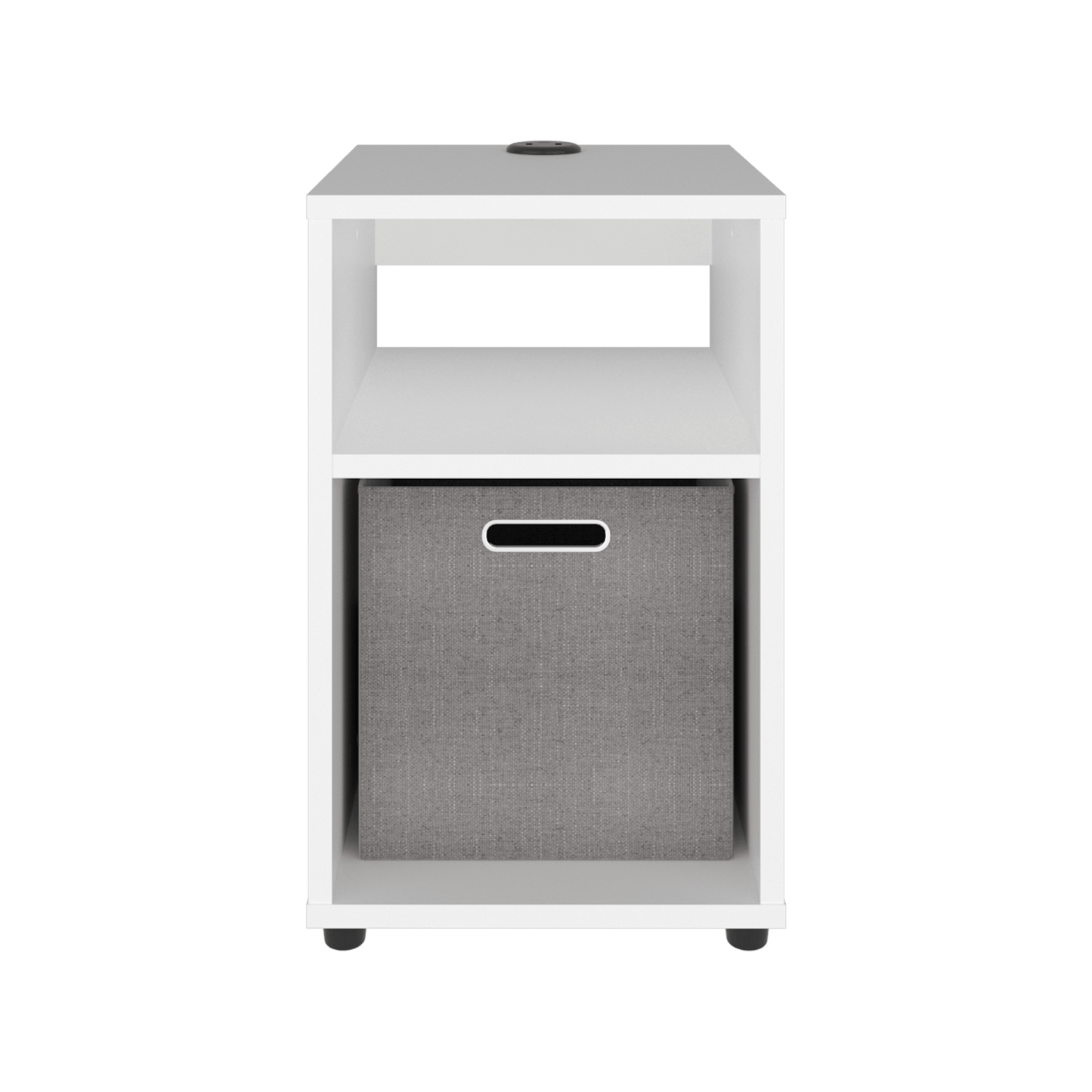 Mesa Axuliliar Usb Mercer 48X30X32 Rta Blanco Zf