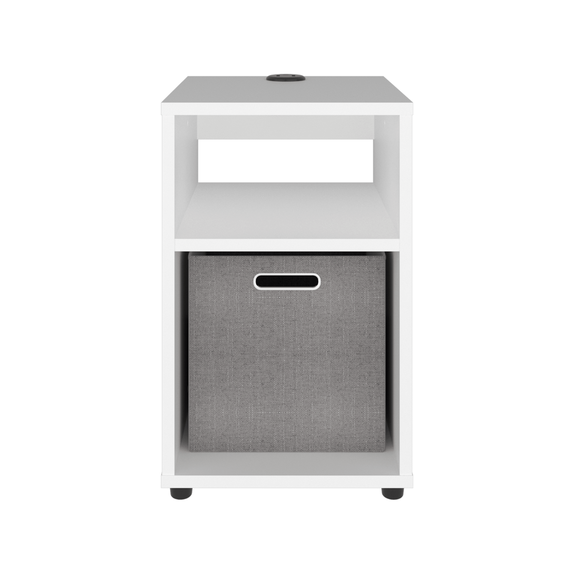 Mesa Axuliliar Usb Mercer 48X30X32 Rta Blanco Zf