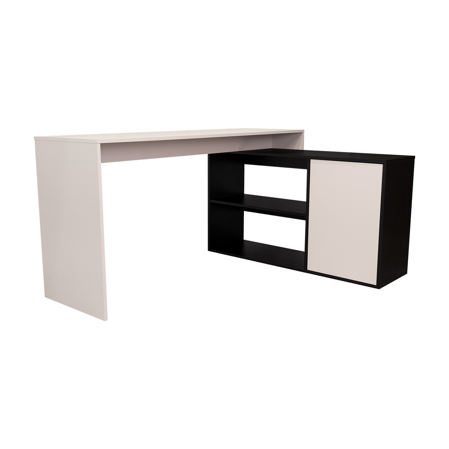 Escritorio En L Cuera 80X150X116 Rta Capri Wengue