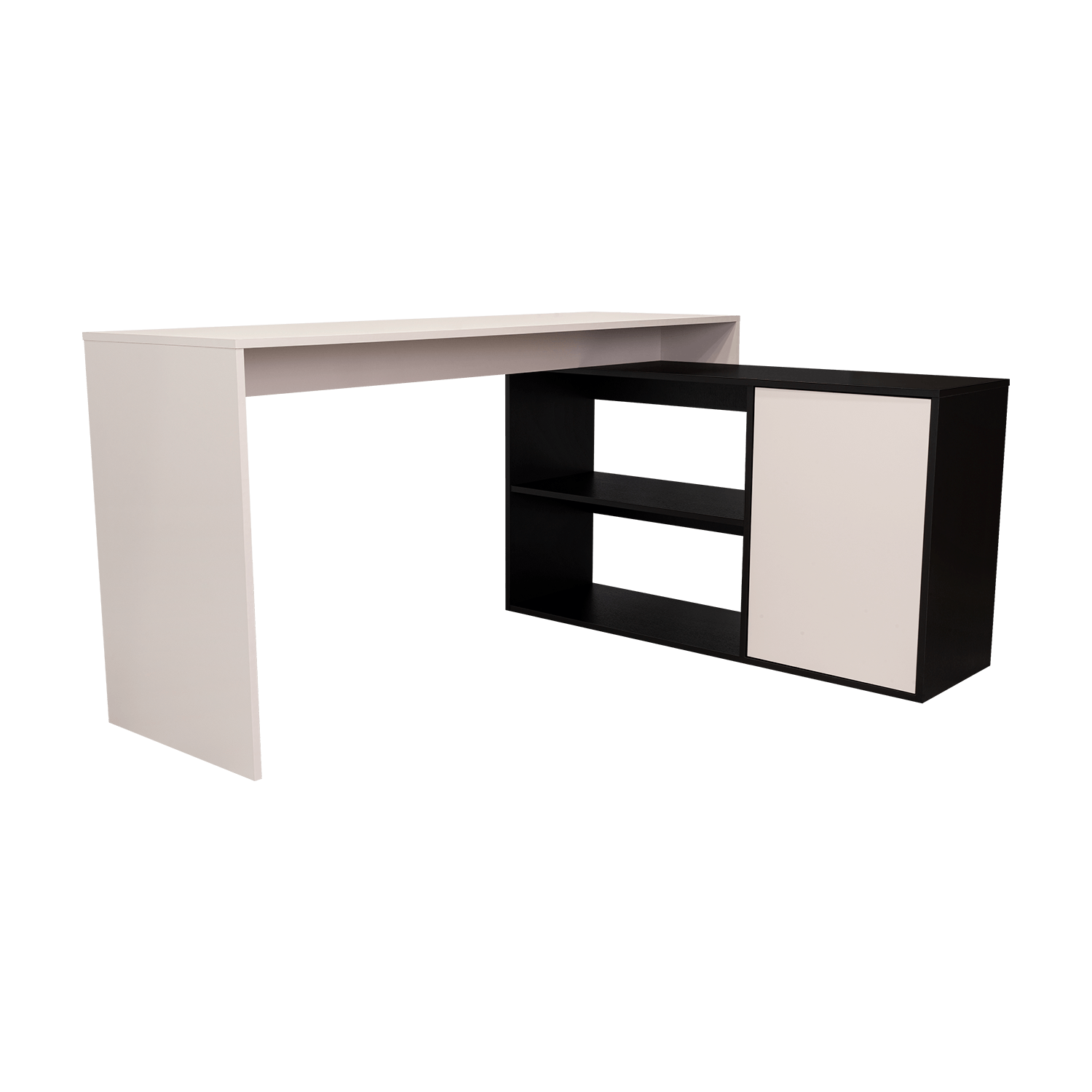 Escritorio En L Cuera 80X150X116 Rta Capri Wengue