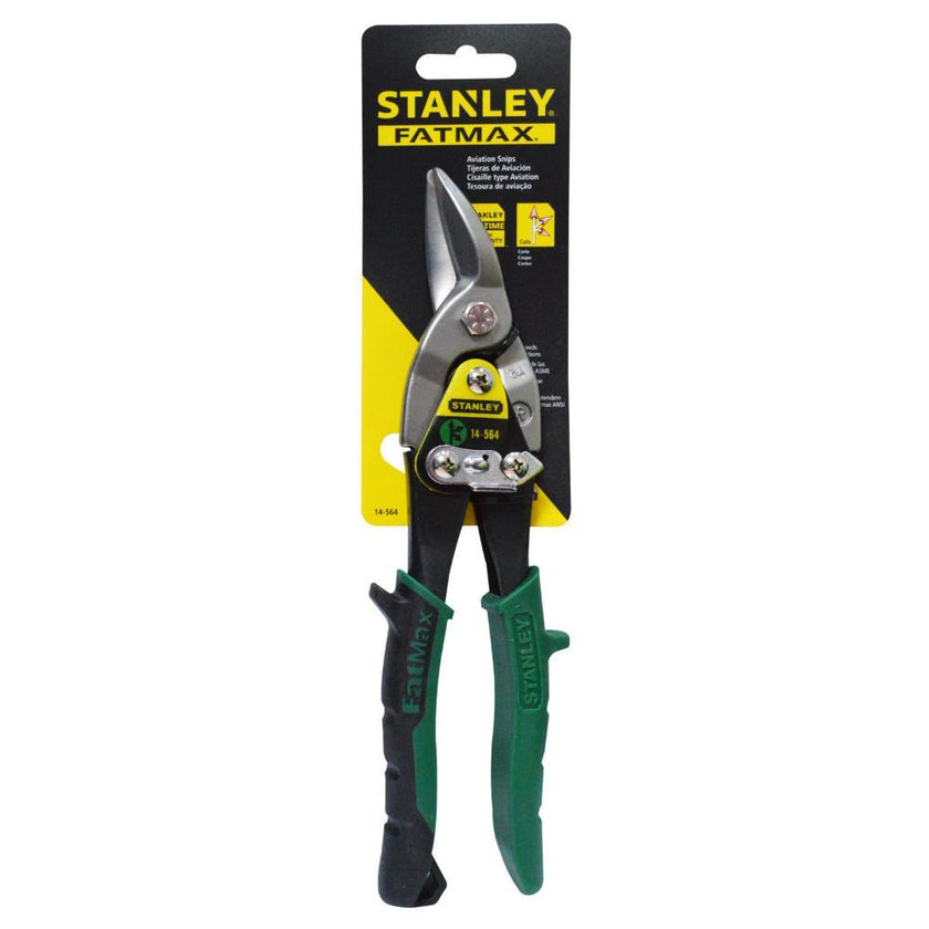 Tijera Lamina Aviacion Derecha Stanley Verde 14564