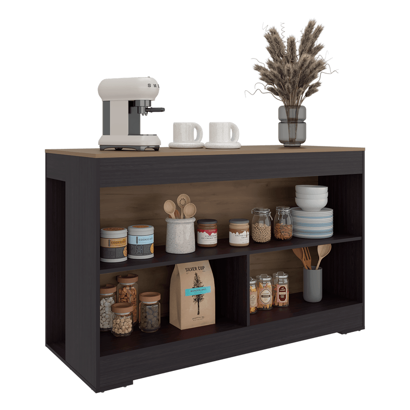 Barra De Cocina Cuenca 88X138X60 Rta Wengue Fresno Zf