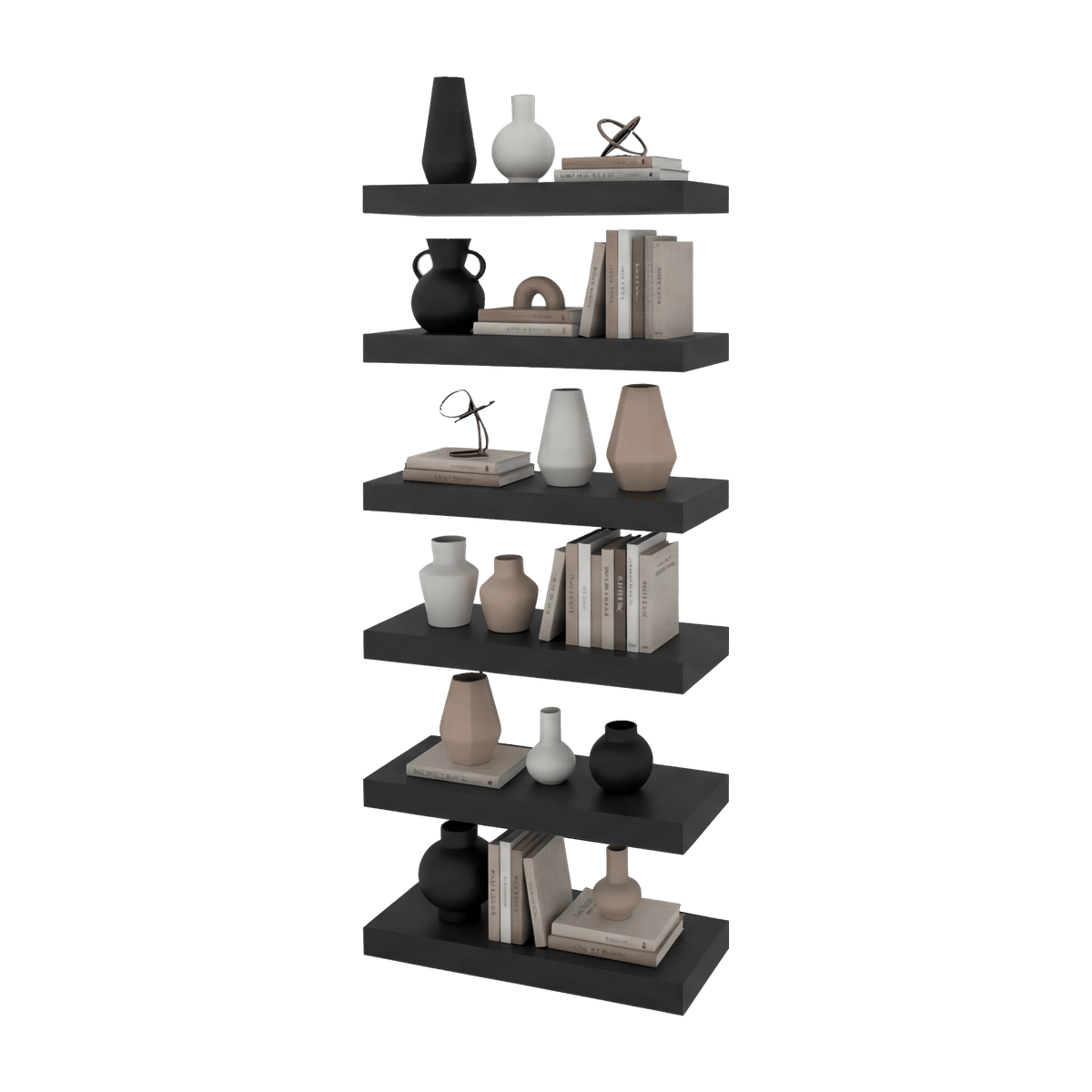 Repisa Flotante Shelf 2 Unds 3X45X20 Rta Wengue Zf