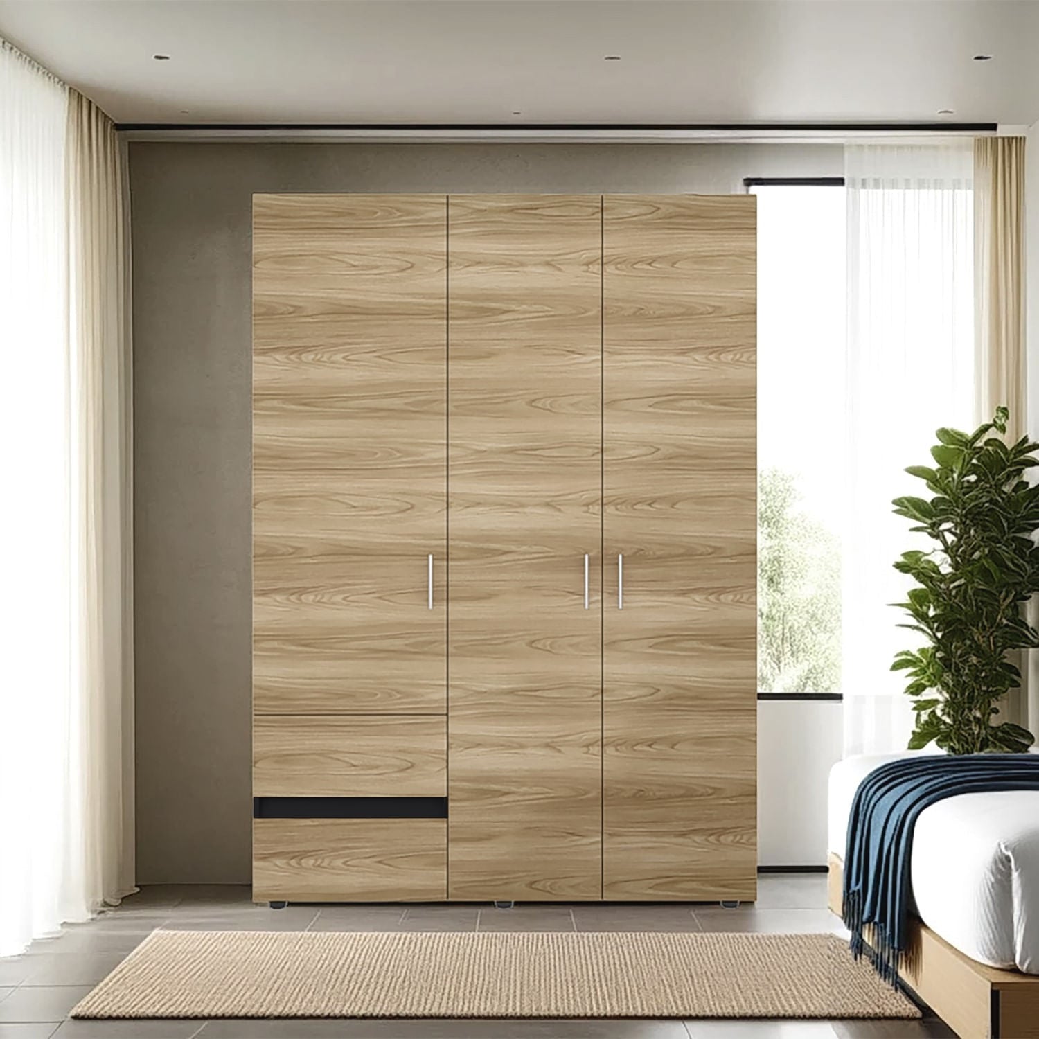 Closet Edmon 200X140X52 Rta Wengue Fresno