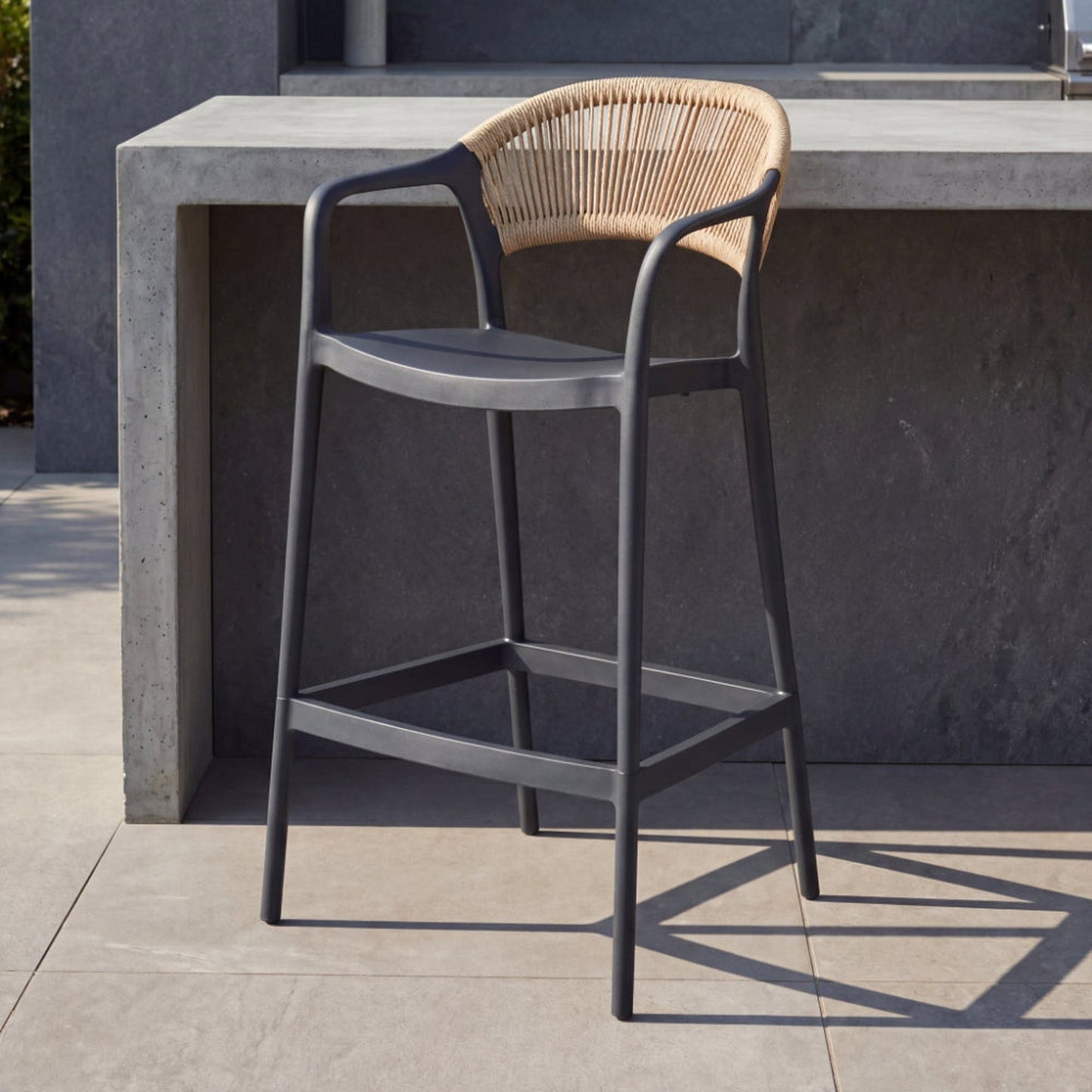 Silla Bar Bali 109X56X56 Rta Negro