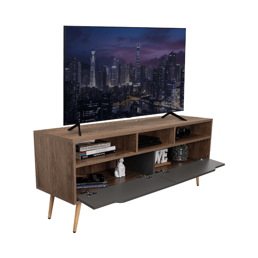 Rack Para Tv 60 Oslo Mainstays Bellota Plomo