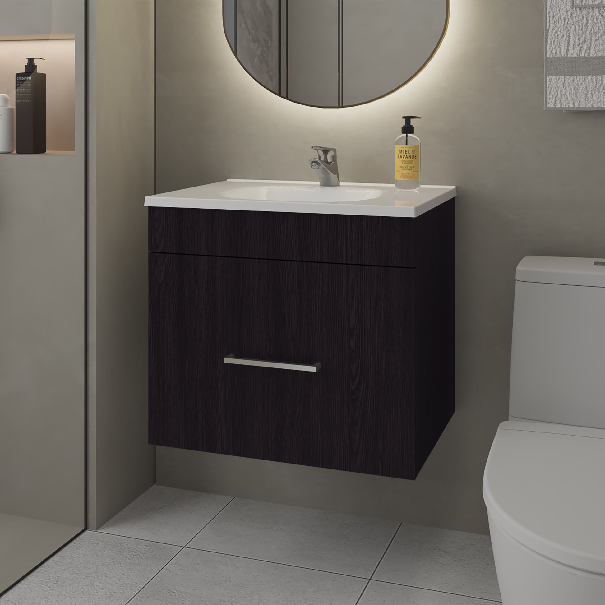 Mueble Para Lavamanos Hatta 52X59X44 Rta Wengue Zf