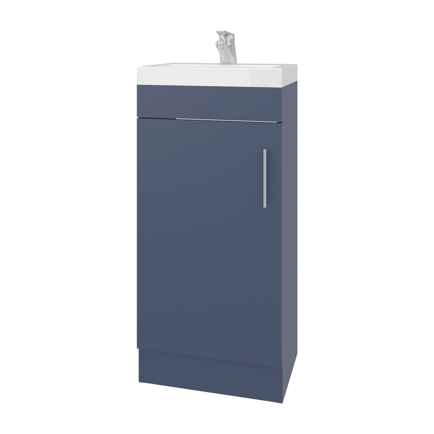 Mueble Para Lavamanos Madrid  80X40X33 Rta Azul Zf