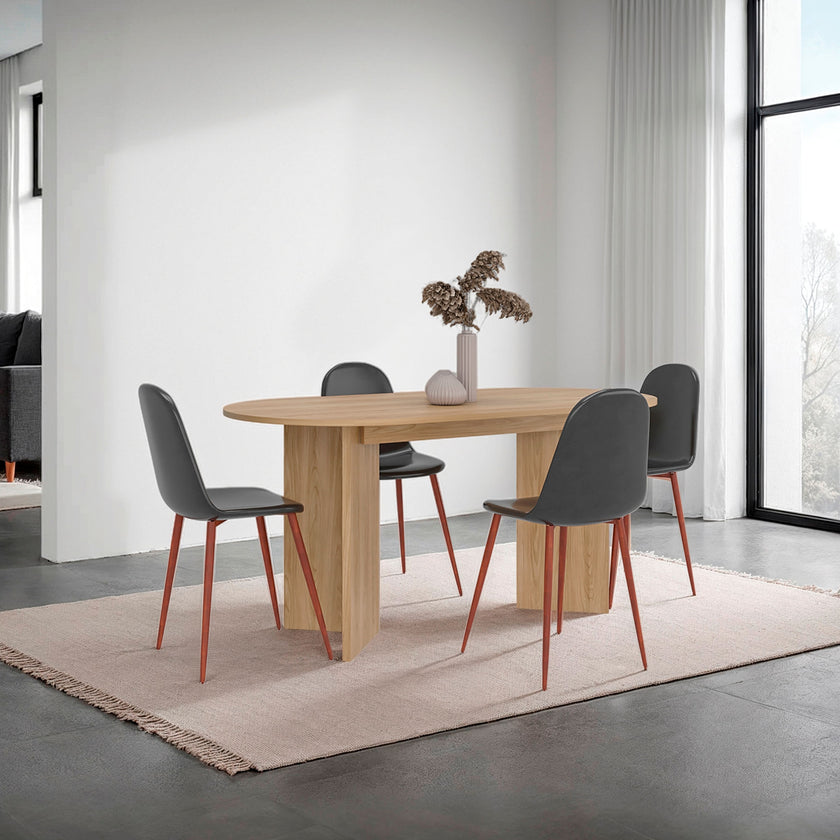 Comedor Ted 74X156X80 Rta Fresno