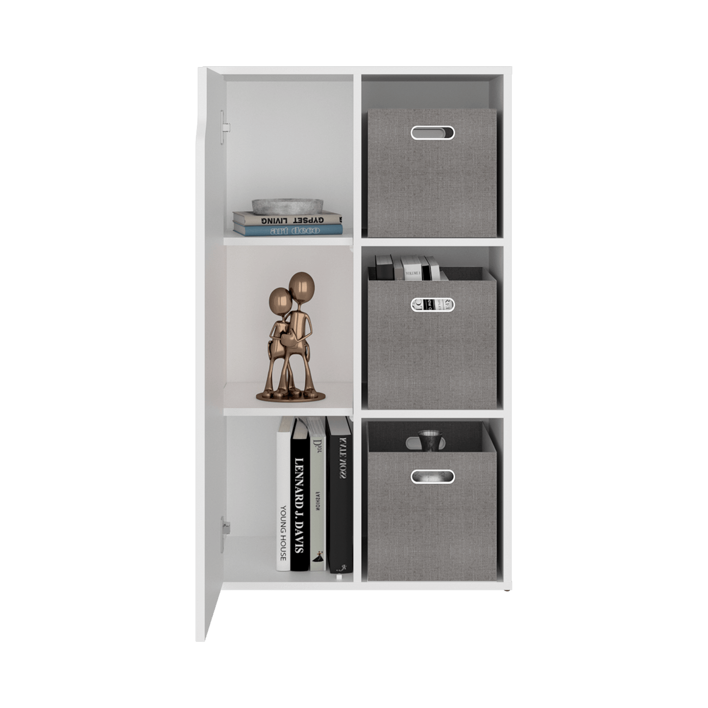 Estanteria Mediana Vicco 102X59X28 Rta Blanco Zf