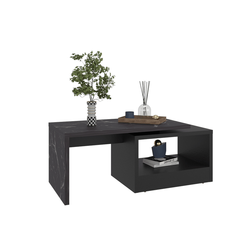 Mesa De Centro Kaia 40X100X45 Rta Wengue Mamba