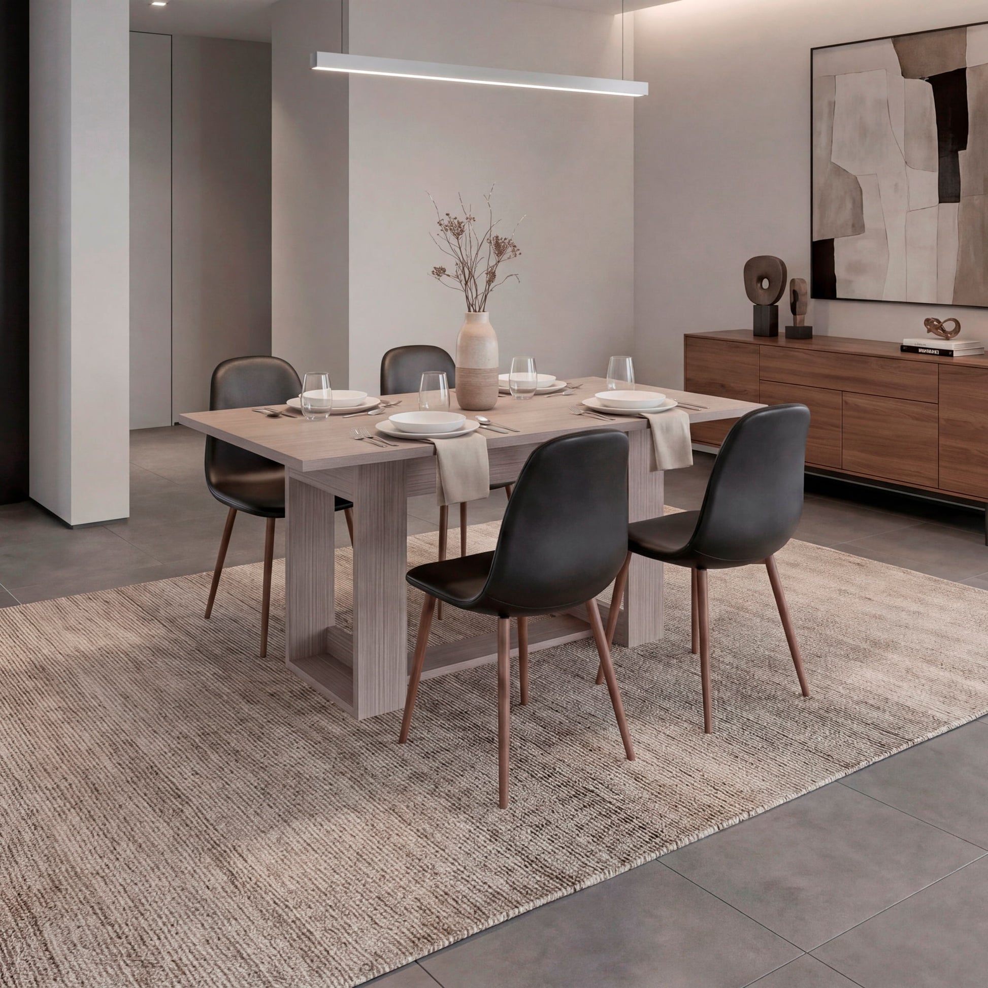 Mesa Comedor Volterra 74X160X85 Rta Positano