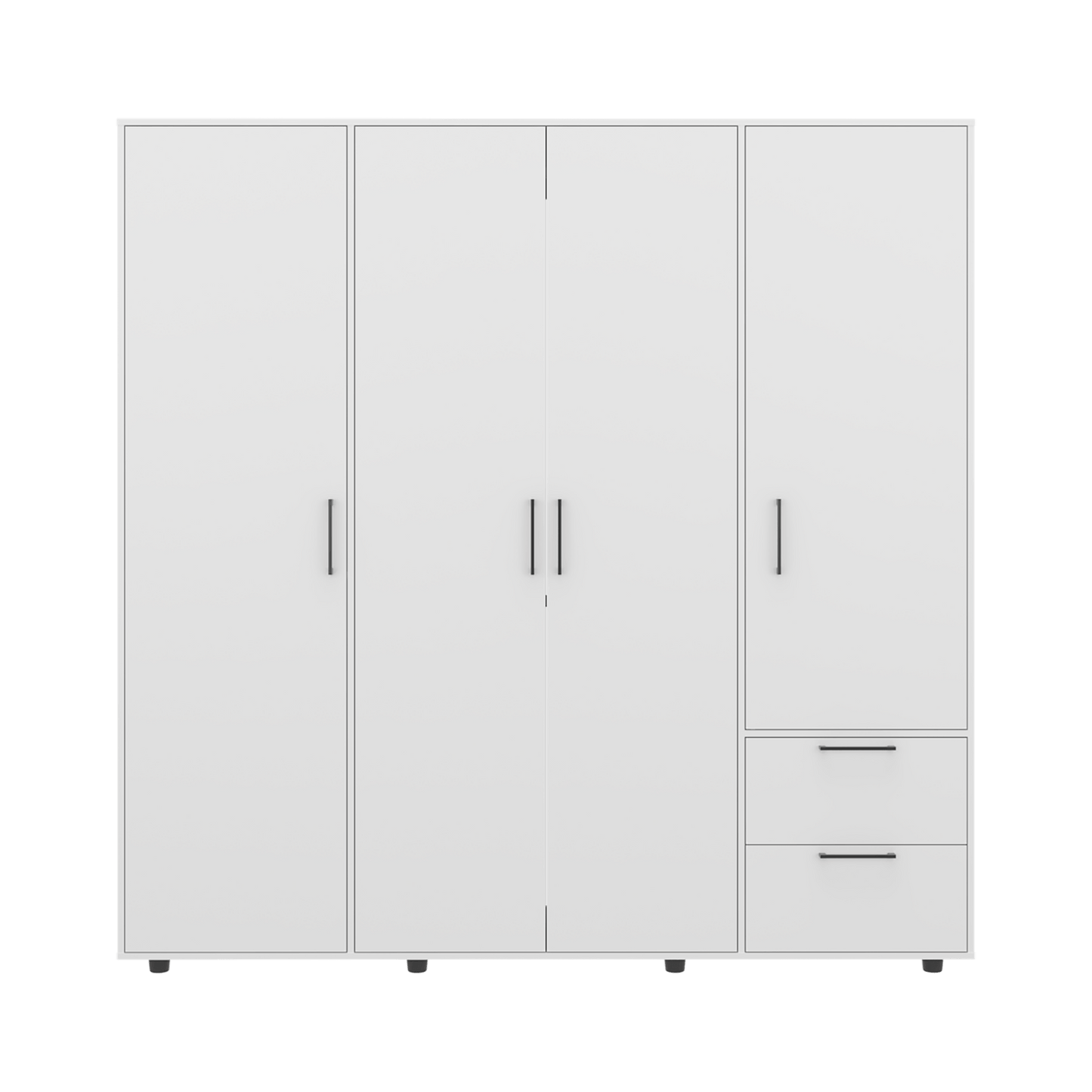 Closet Vance 200X200X48 Rta Kronos Blanco Zf Zf