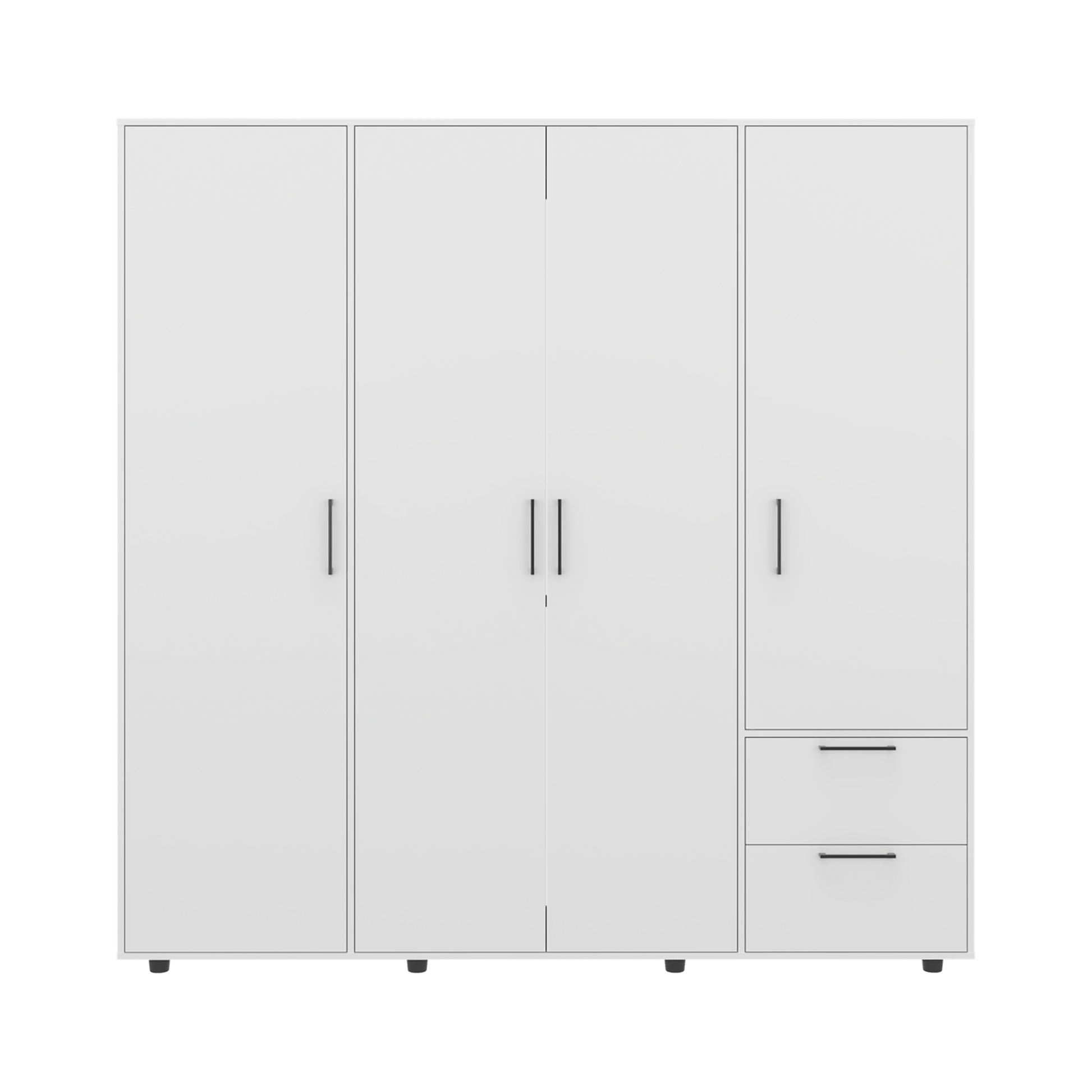 Closet Vance 200X200X48 Rta Kronos Blanco Zf Zf