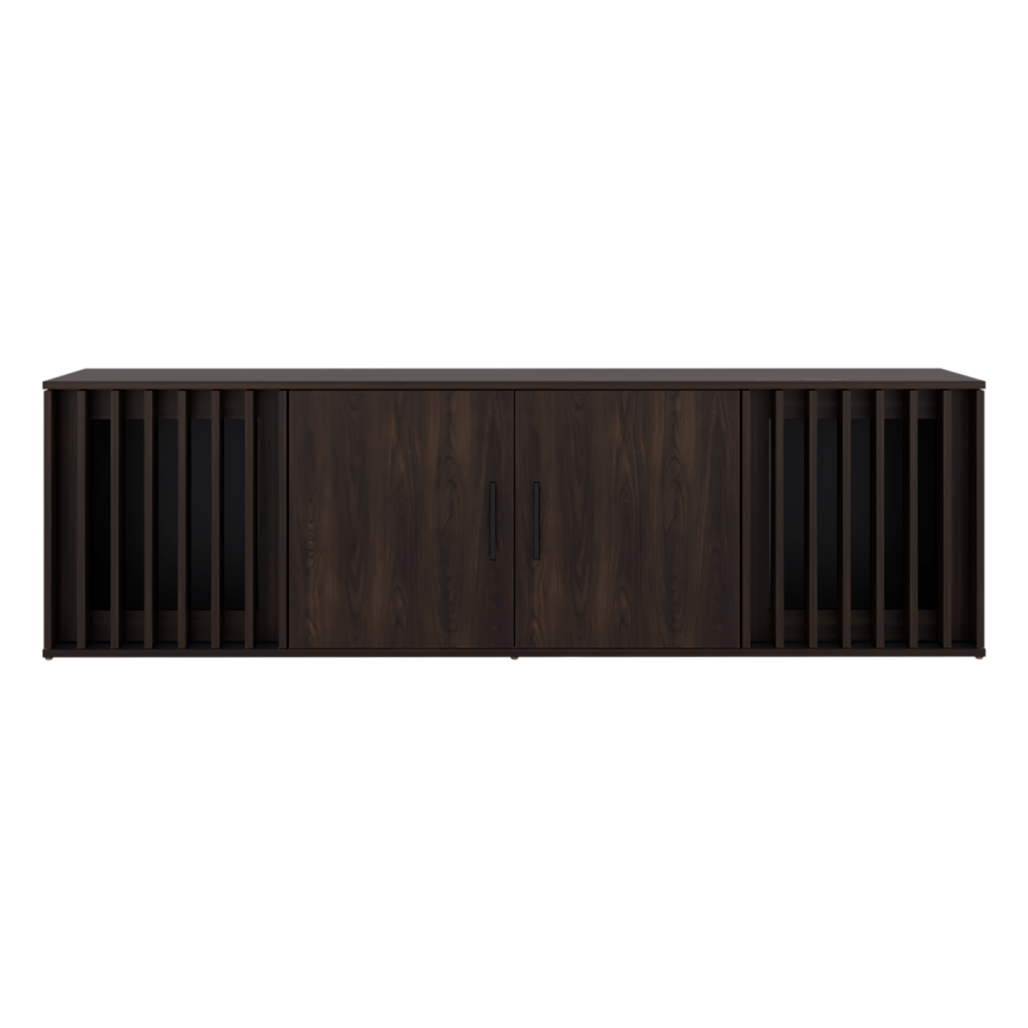 Mueble Tv Brown 75" 54X180X36 Rta Nogal Wengue Zf
