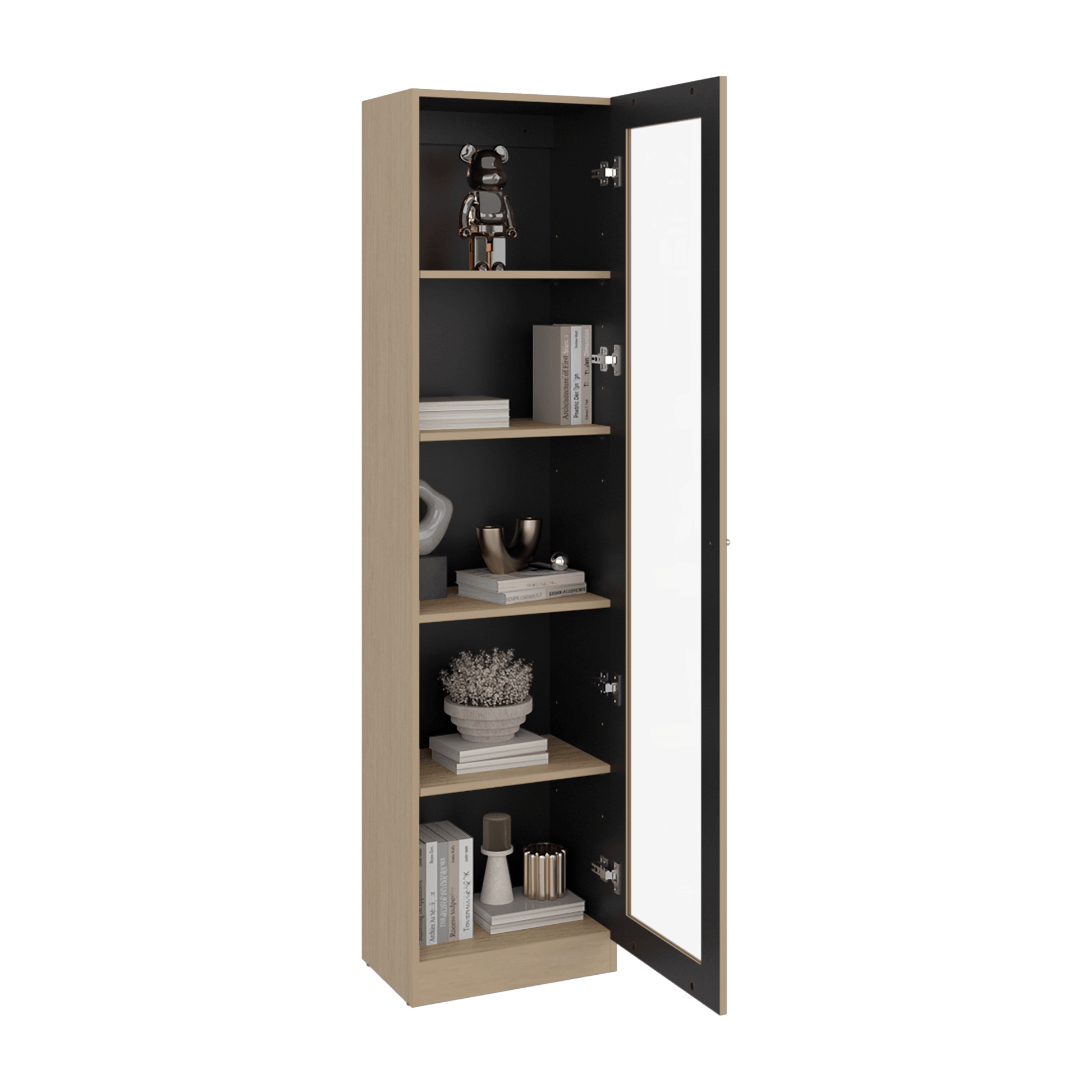 Vitrina Home E6 180X45X31 Rta Cartagena Wengue